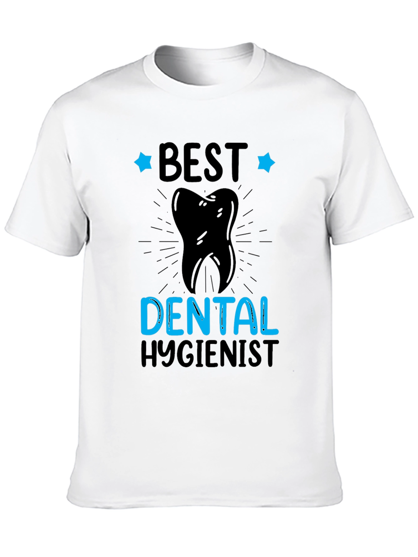 Black Best Dental Hygienist T-Shirt view 10