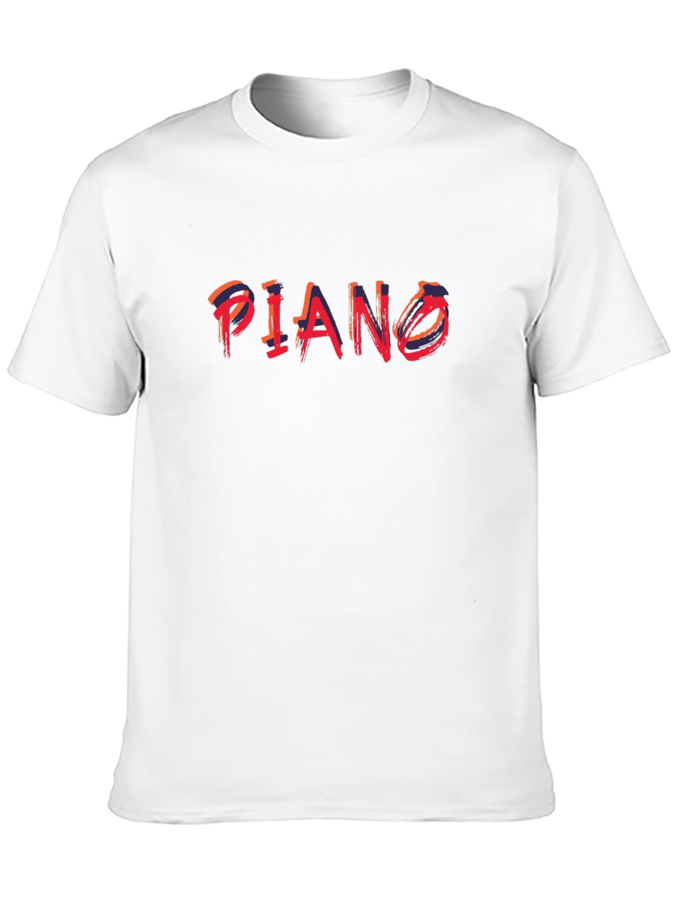 Black Piano Graphic Black T-Shirt view 10