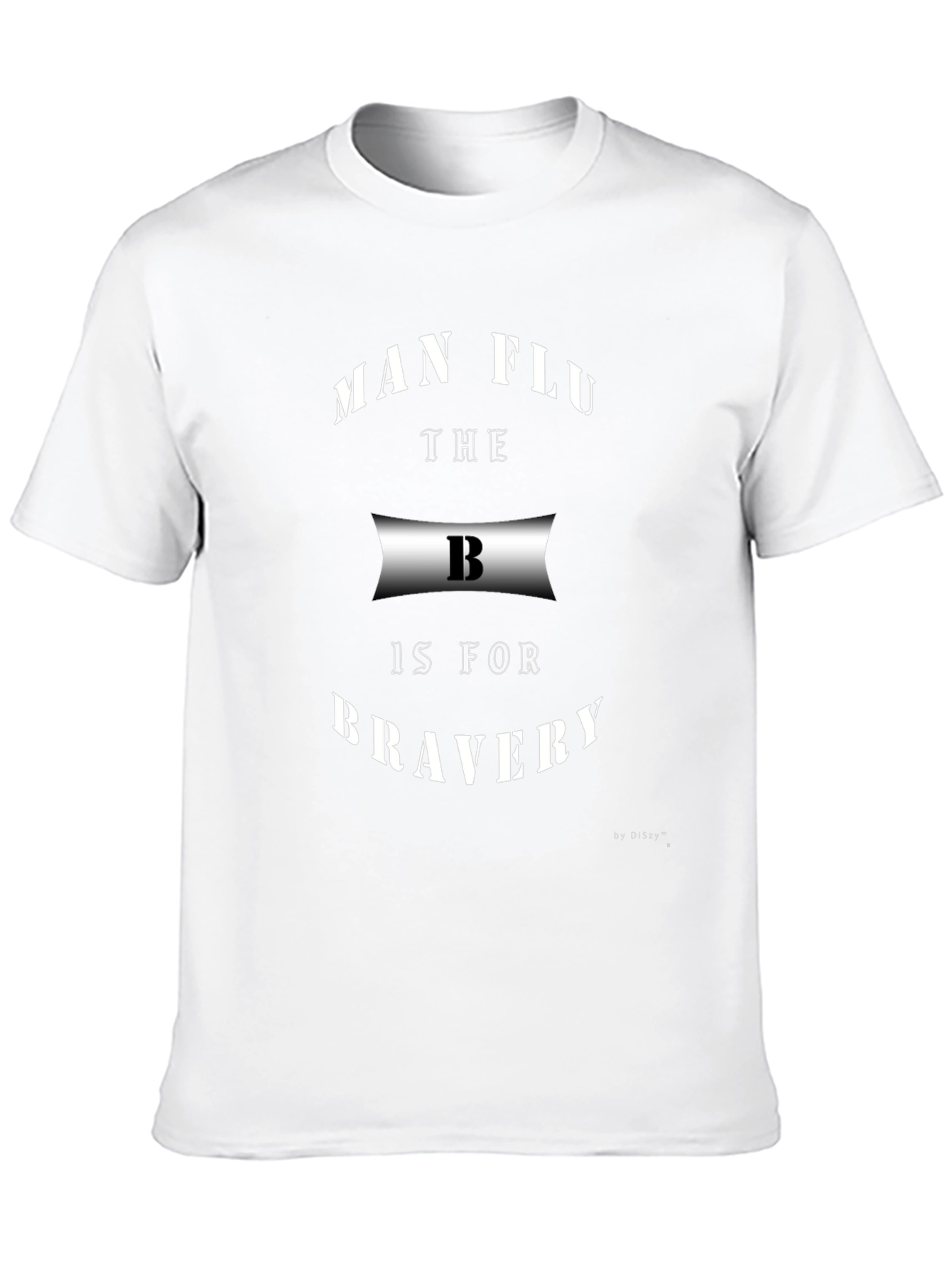 Black Man Flu Bravery T-Shirt view 10