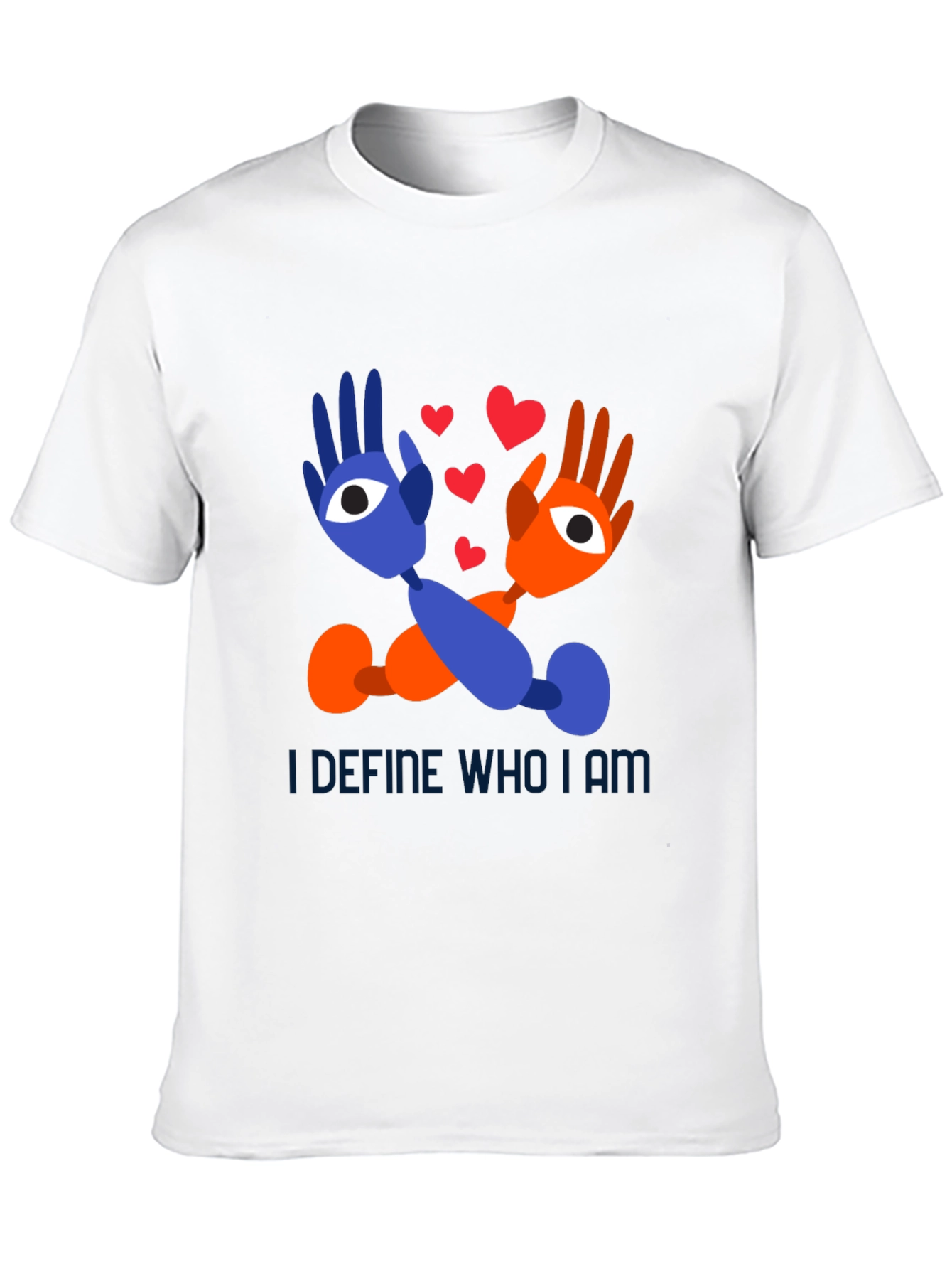 Black I Define Who I Am Graphic Tee view 10