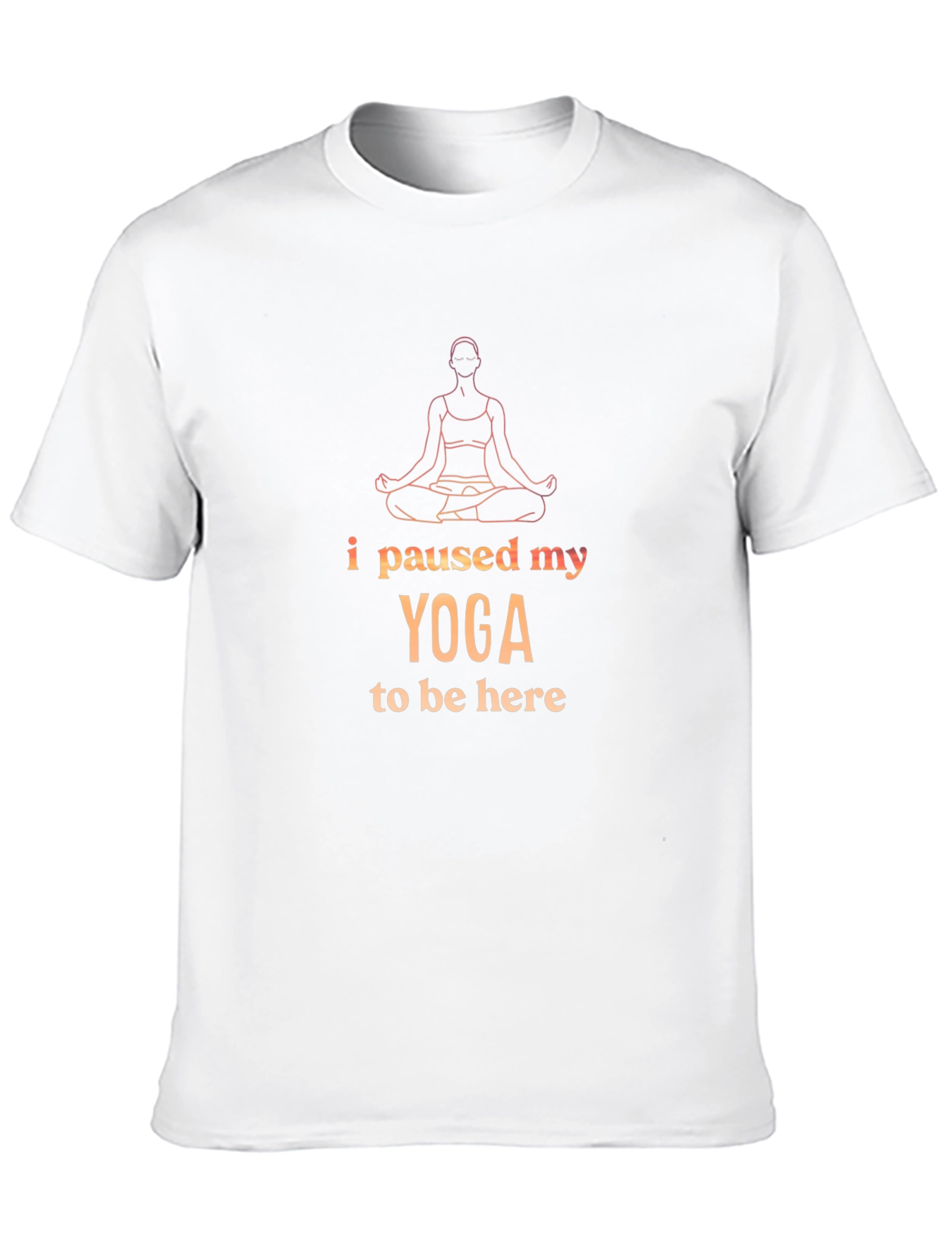 Black Yoga Pause Graphic Tee - Relaxed Fit view 10
