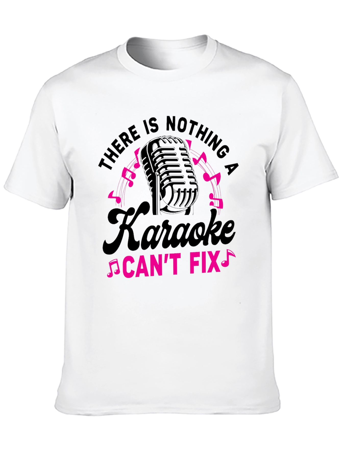 Black Karaoke Fix Black T-Shirt view 10
