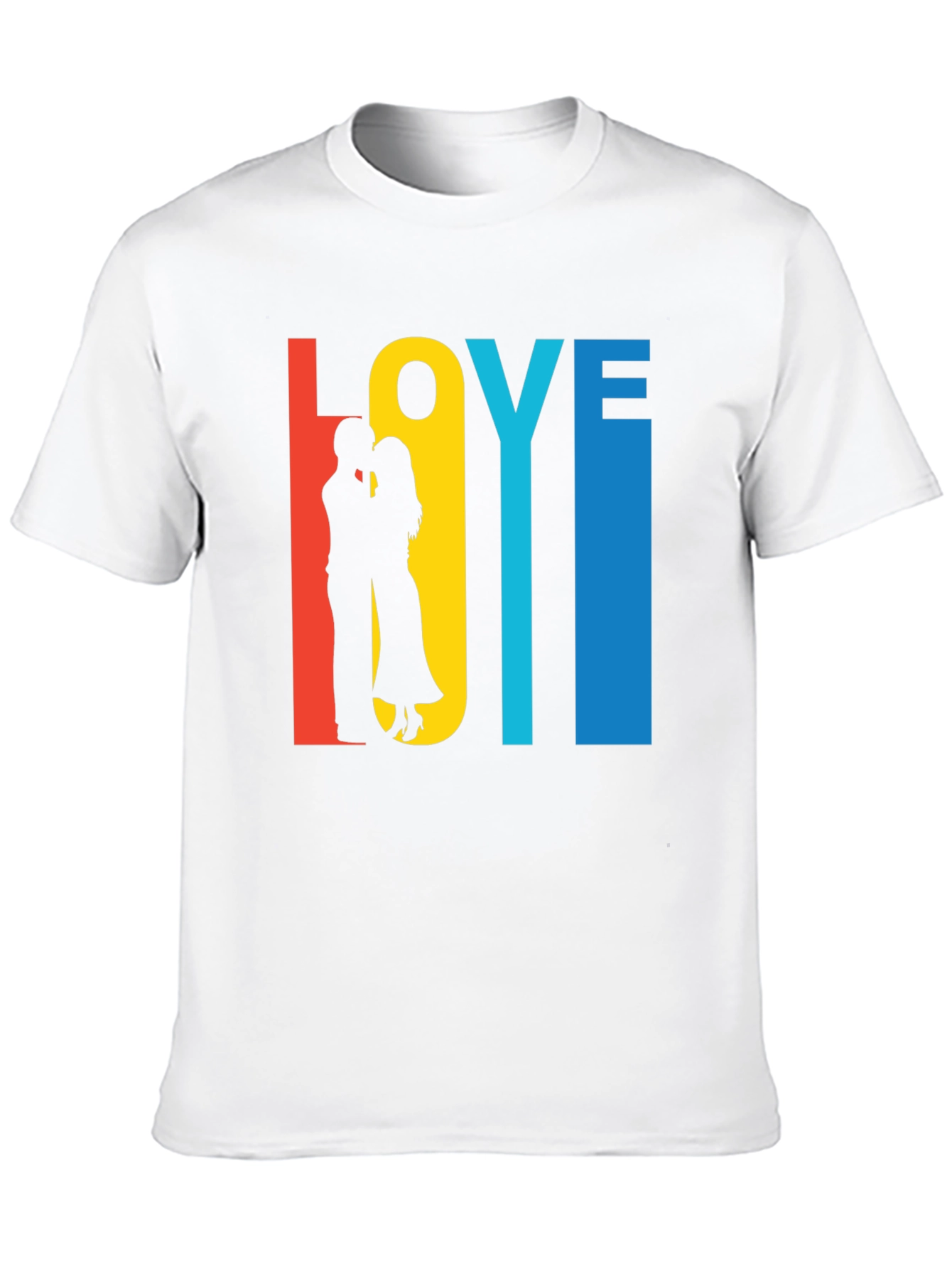 Black Love Silhouette Graphic Tee view 10