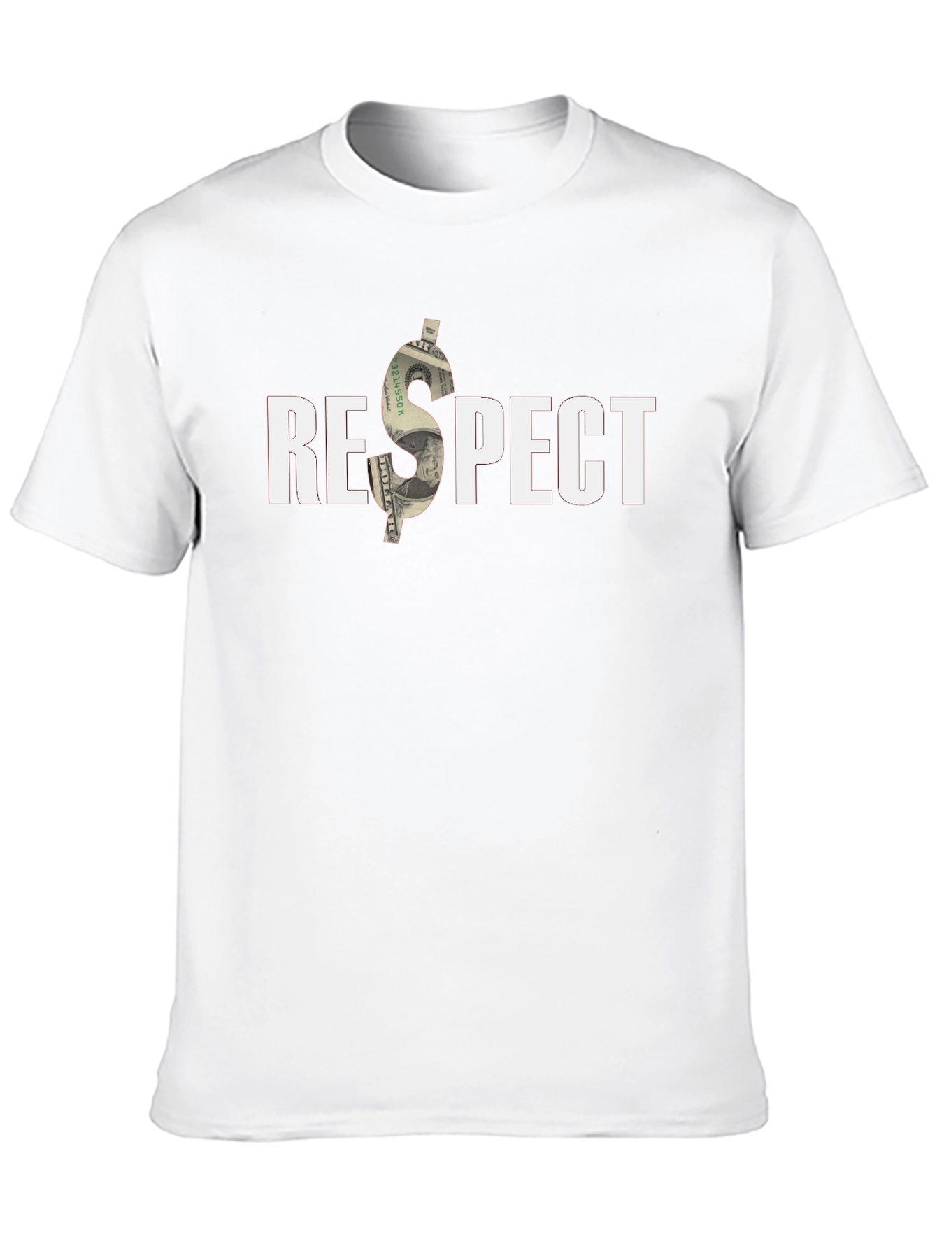 Black Respect Money Graphic Tee - Premium Cotton view 10