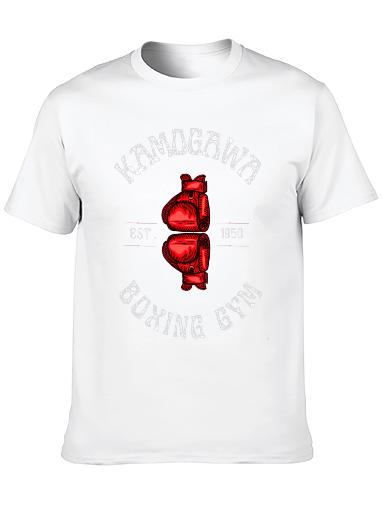 Black Kamogawa Boxing Gym Graphic T-Shirt view 10