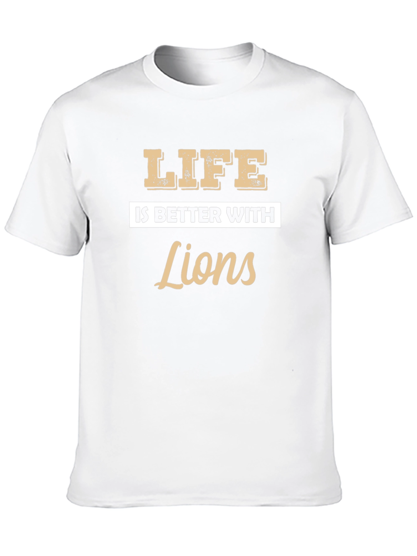 Life Is Better With Lions Graphic T-Shirt - 10
