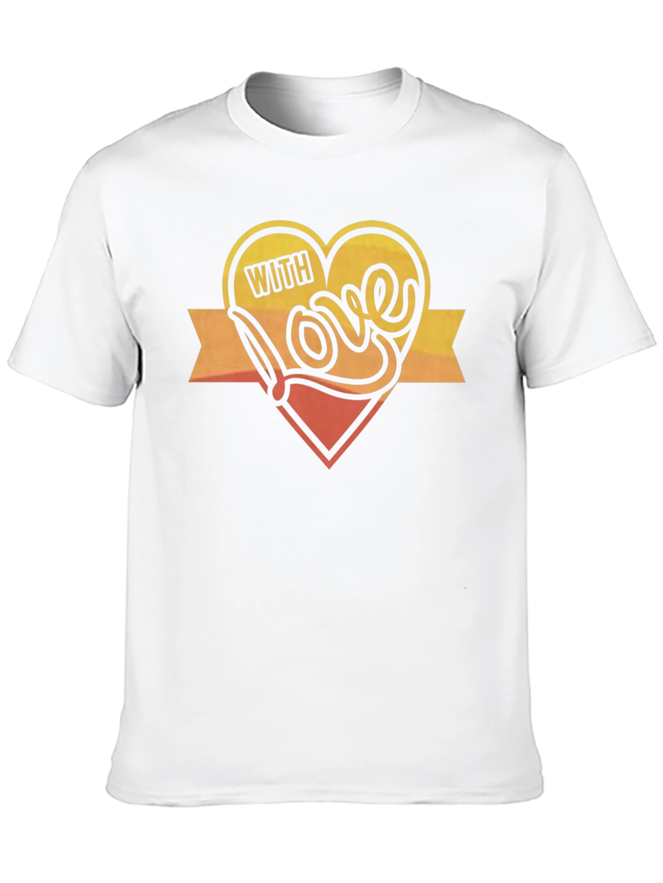 Black With Love Graphic Print Black T-Shirt view 10