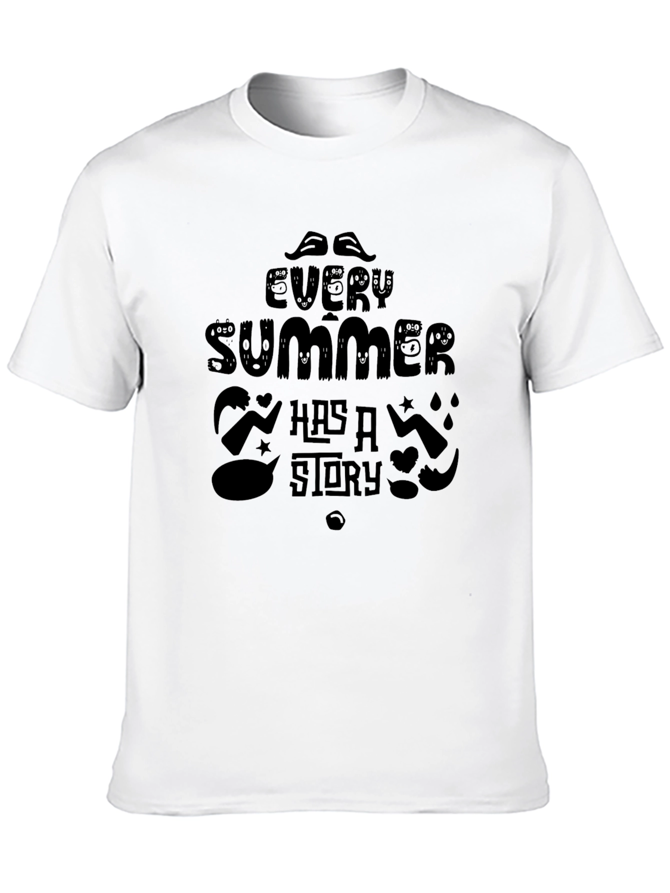 Black Every Summer Has a Story Graphic T-Shirt view 10
