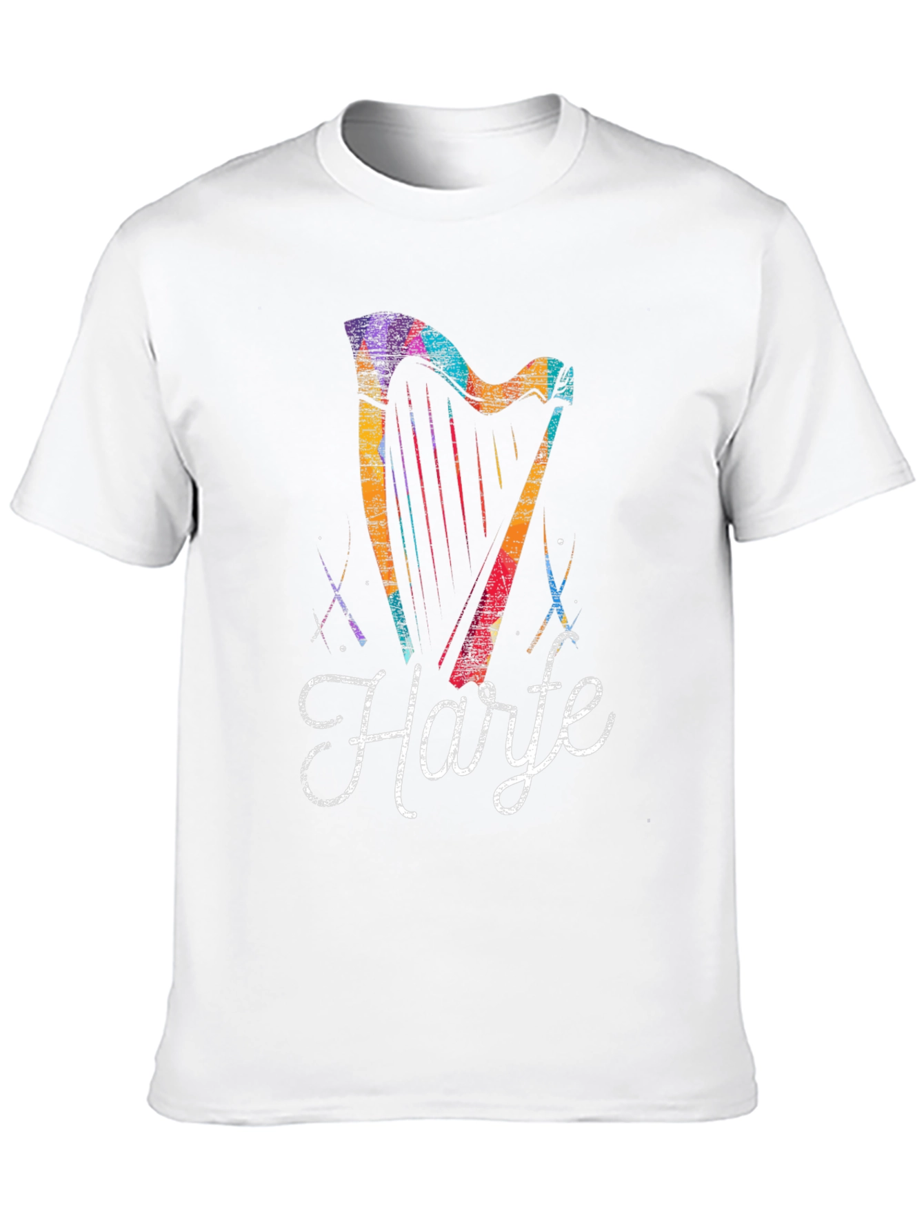 Black Harte Harp T-Shirt - Unique Design view 10