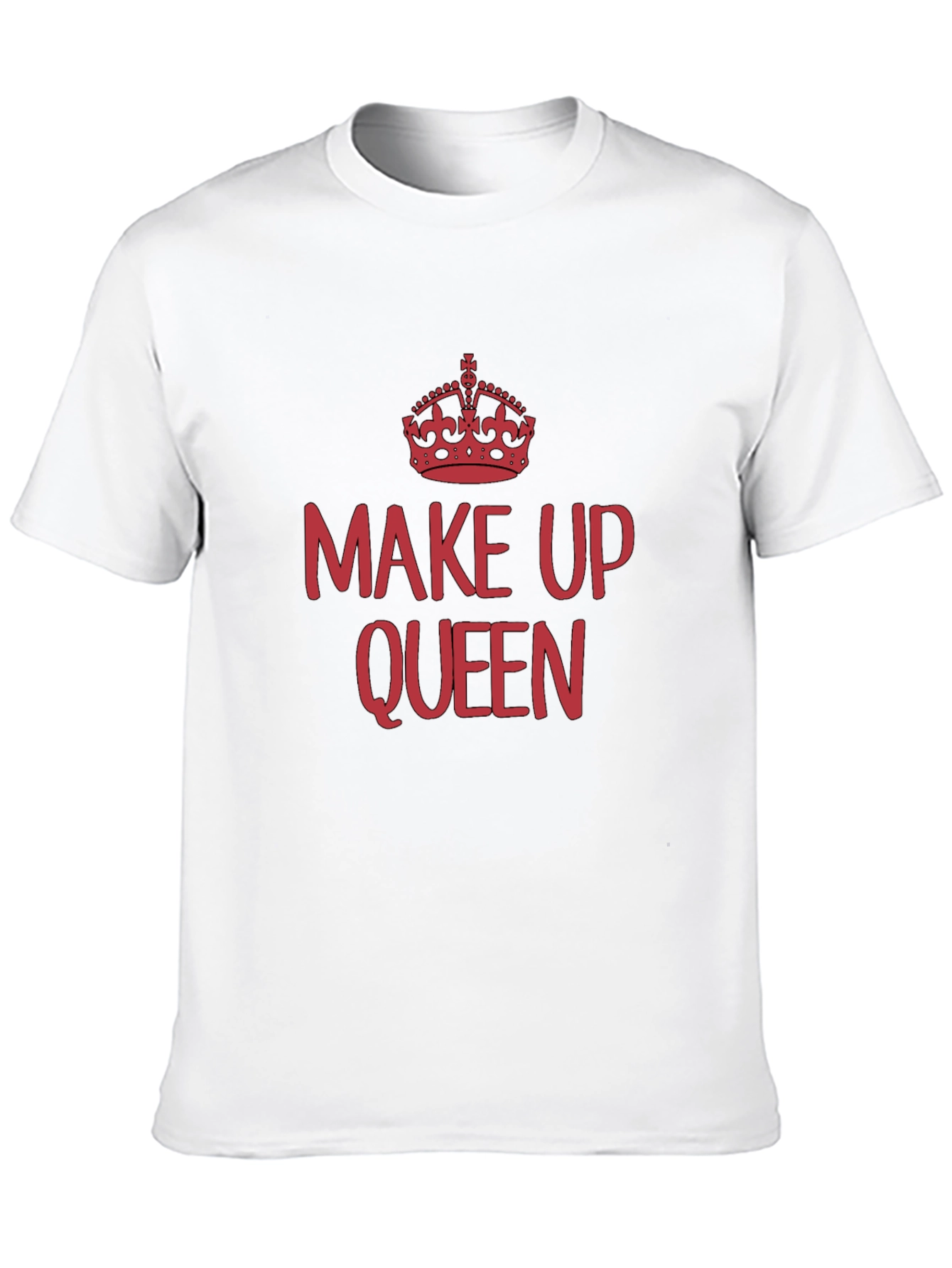 Black Make Up Queen Tee - Black Cotton T-Shirt view 10