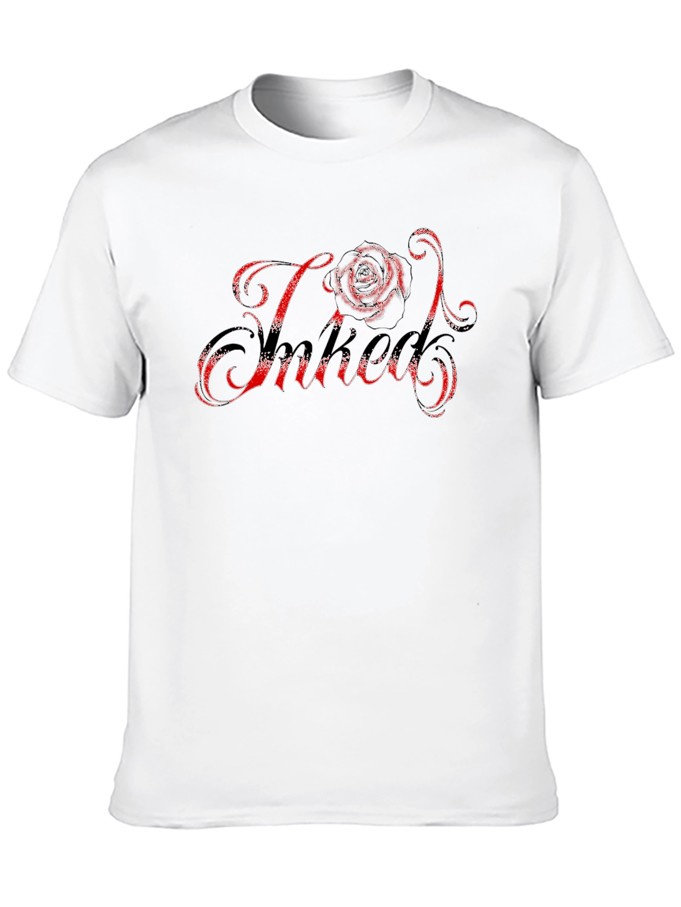 Black Rose Inked Black T-Shirt view 10