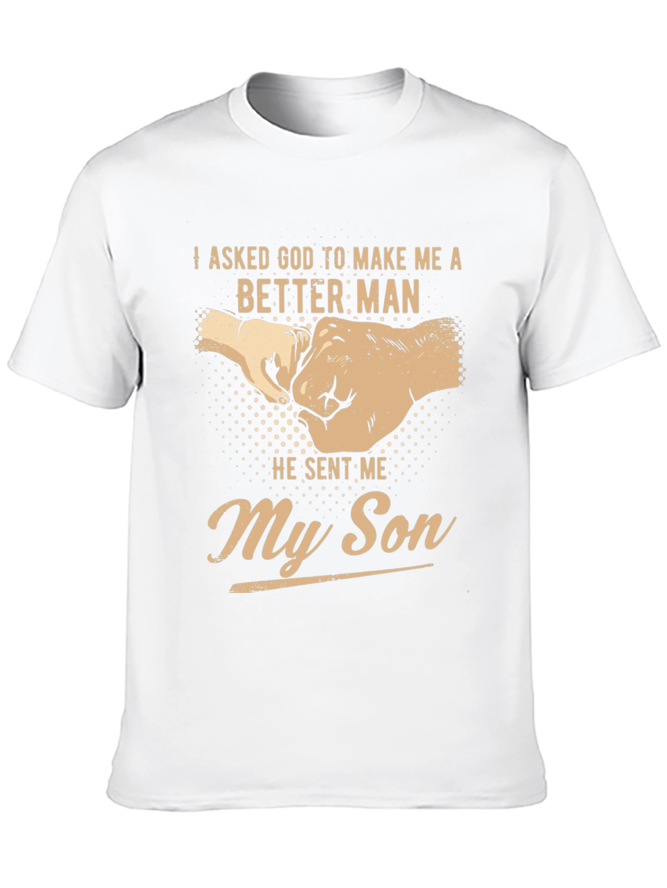 Black Better Man T-Shirt - My Son Design view 10