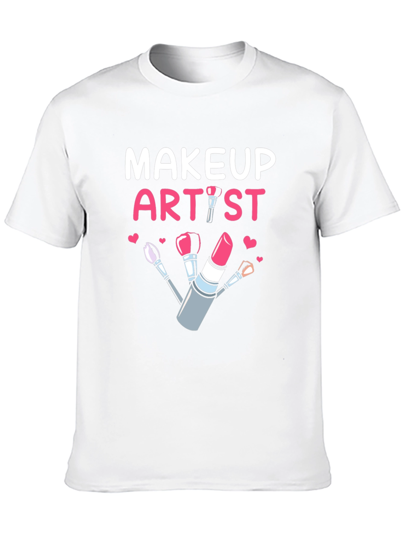 Black Makeup Artist T-Shirt - Cute Graphic Tee view 10