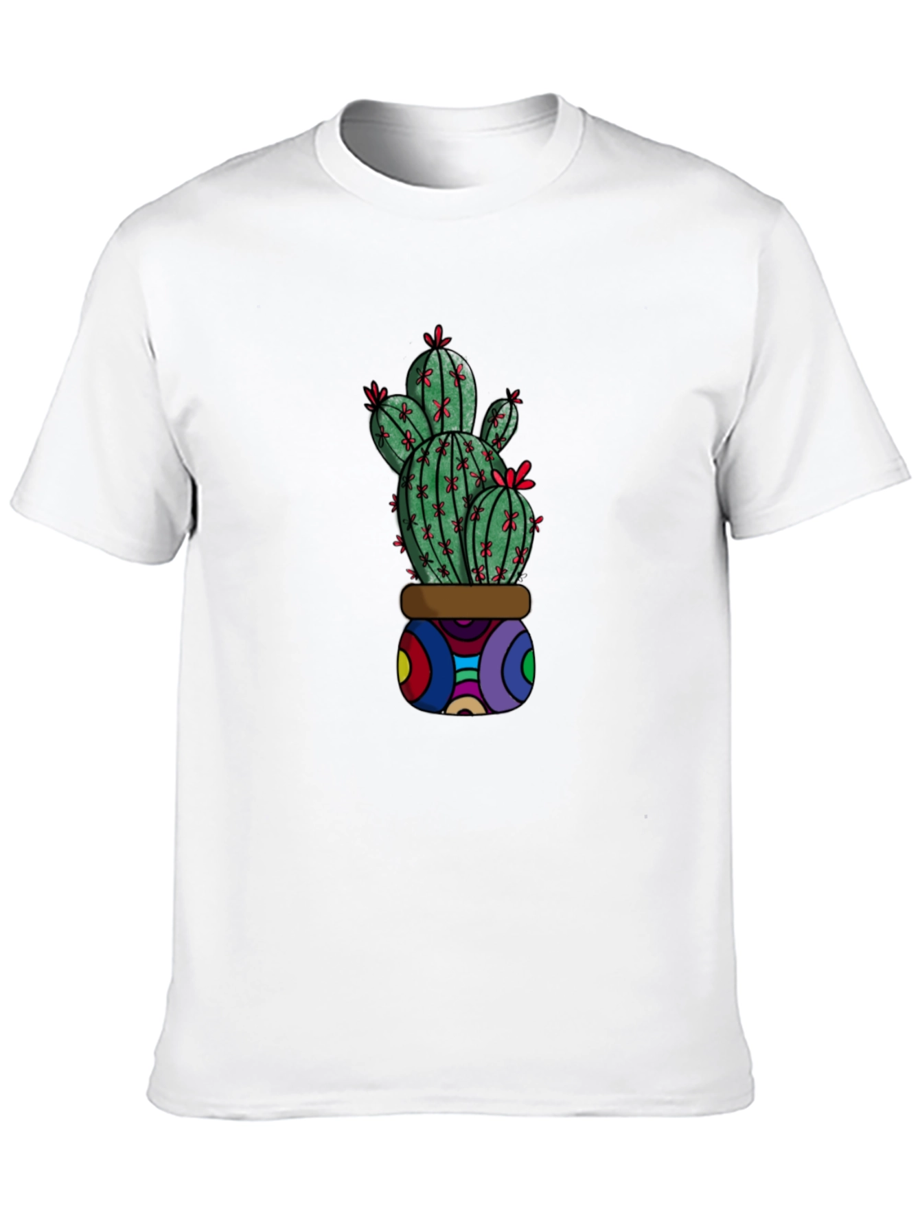 Black Cactus Graphic T-Shirt - Unique & Stylish view 10