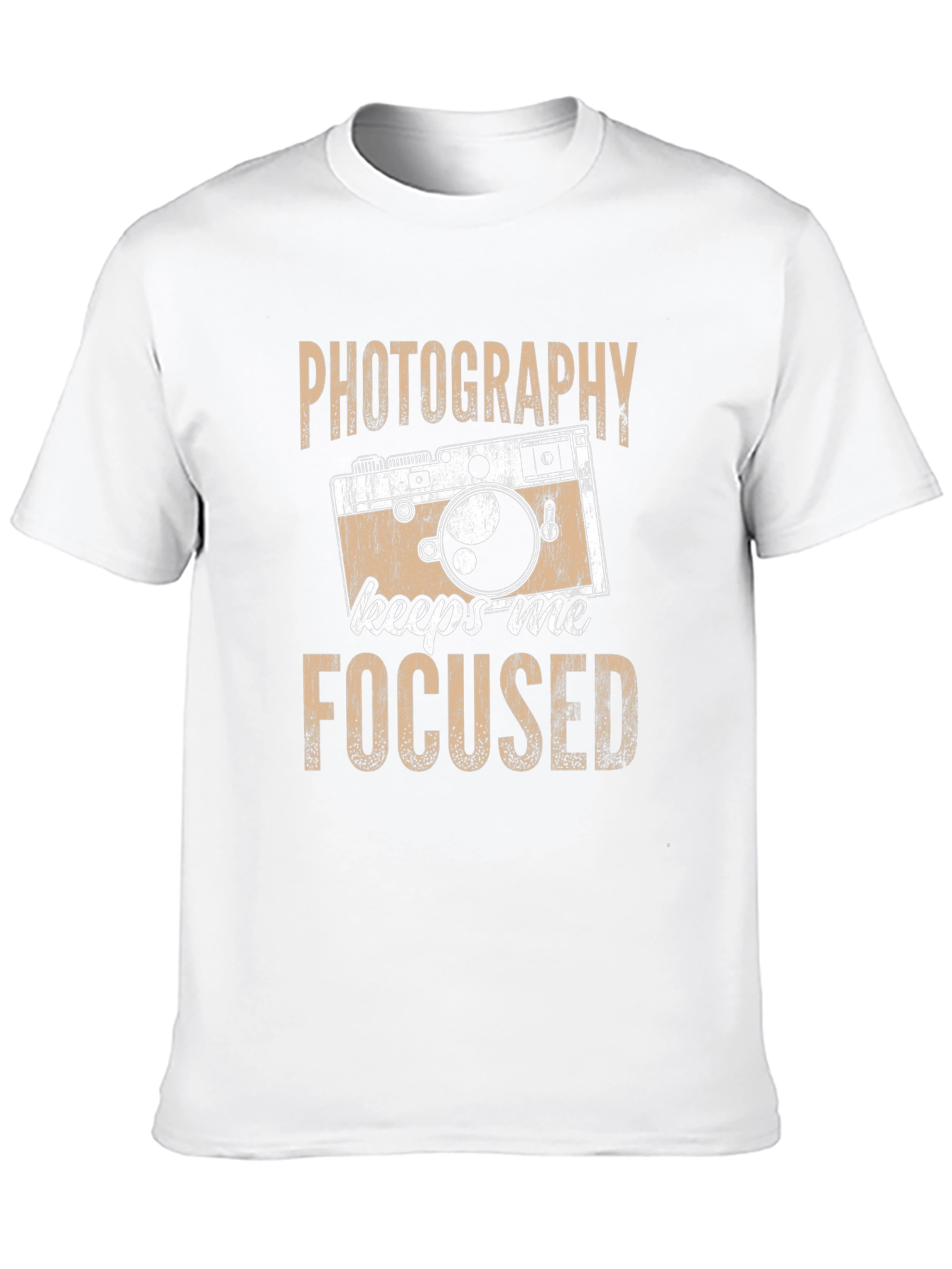 Black Photography Keeps Me Focused T-Shirt view 10