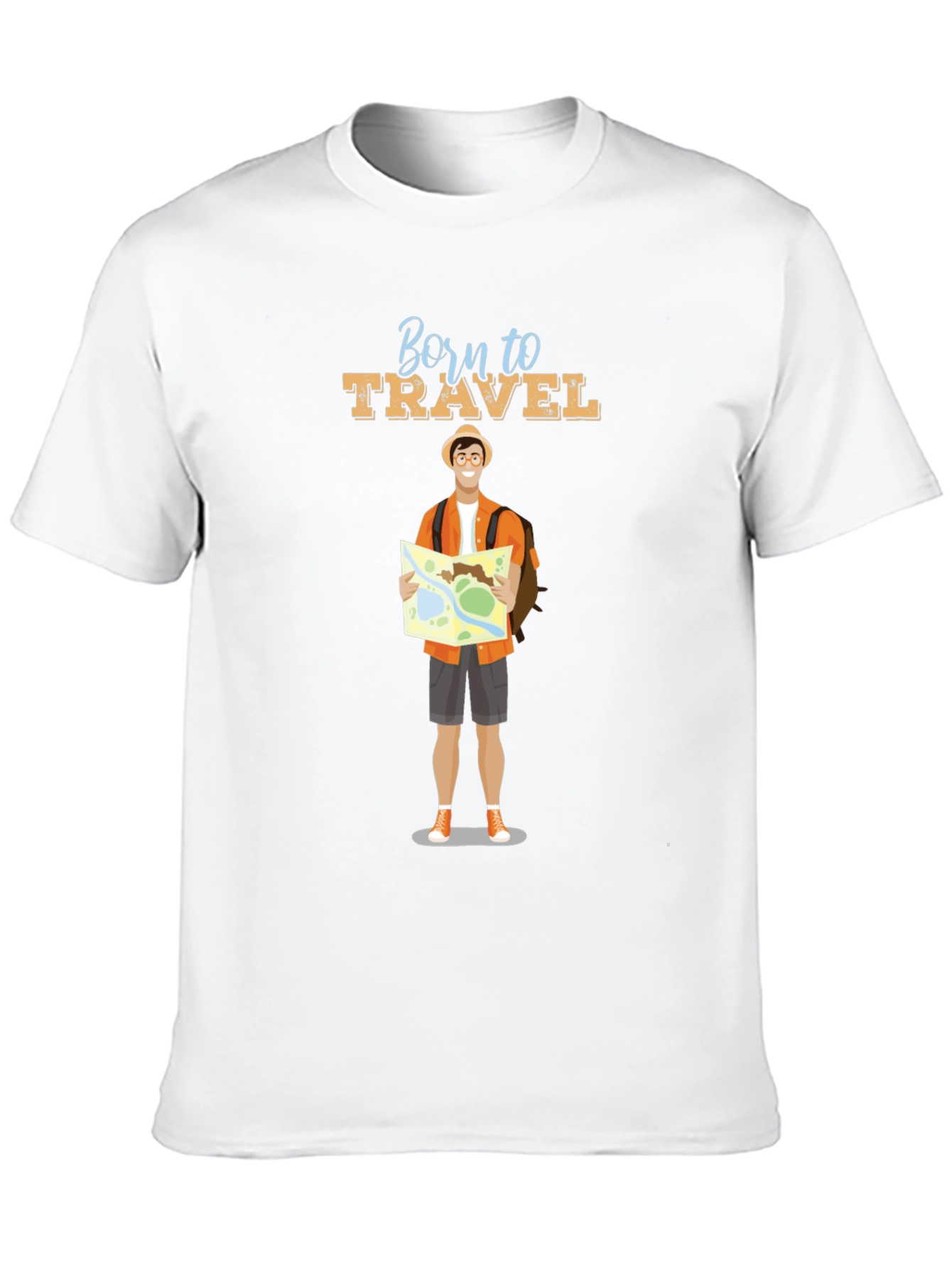 Black Born to Travel Graphic Tee - Adventure Awaits! view 10