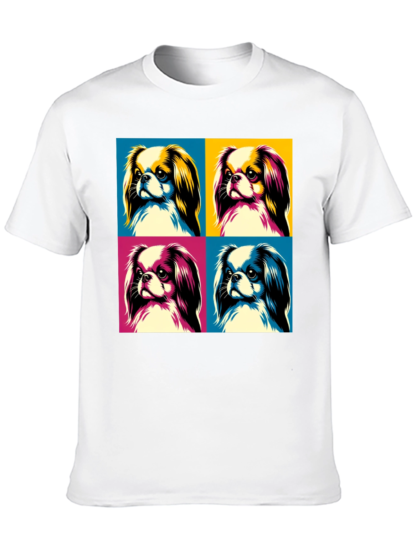 Black Pop Art Dog Graphic Tee - Stylish Canine Design view 10