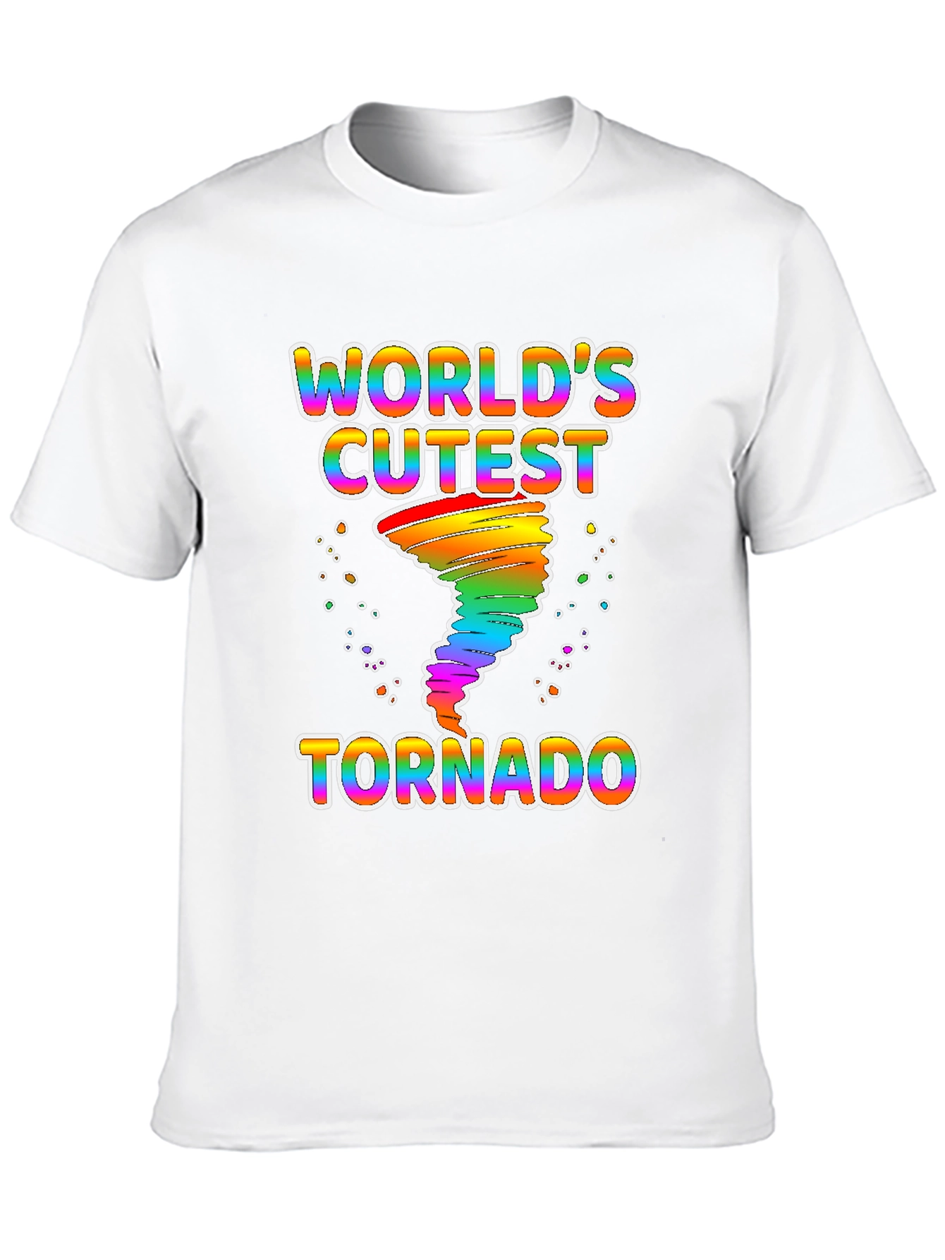 Black World's Cutest Tornado Graphic Tee view 10