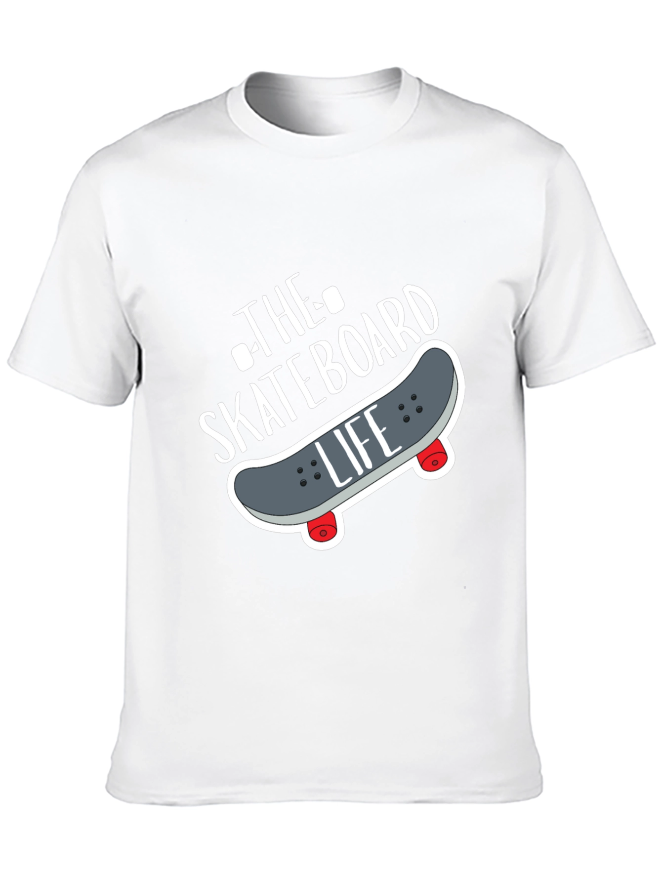 Black Skateboard Life Graphic Tee - Black view 10