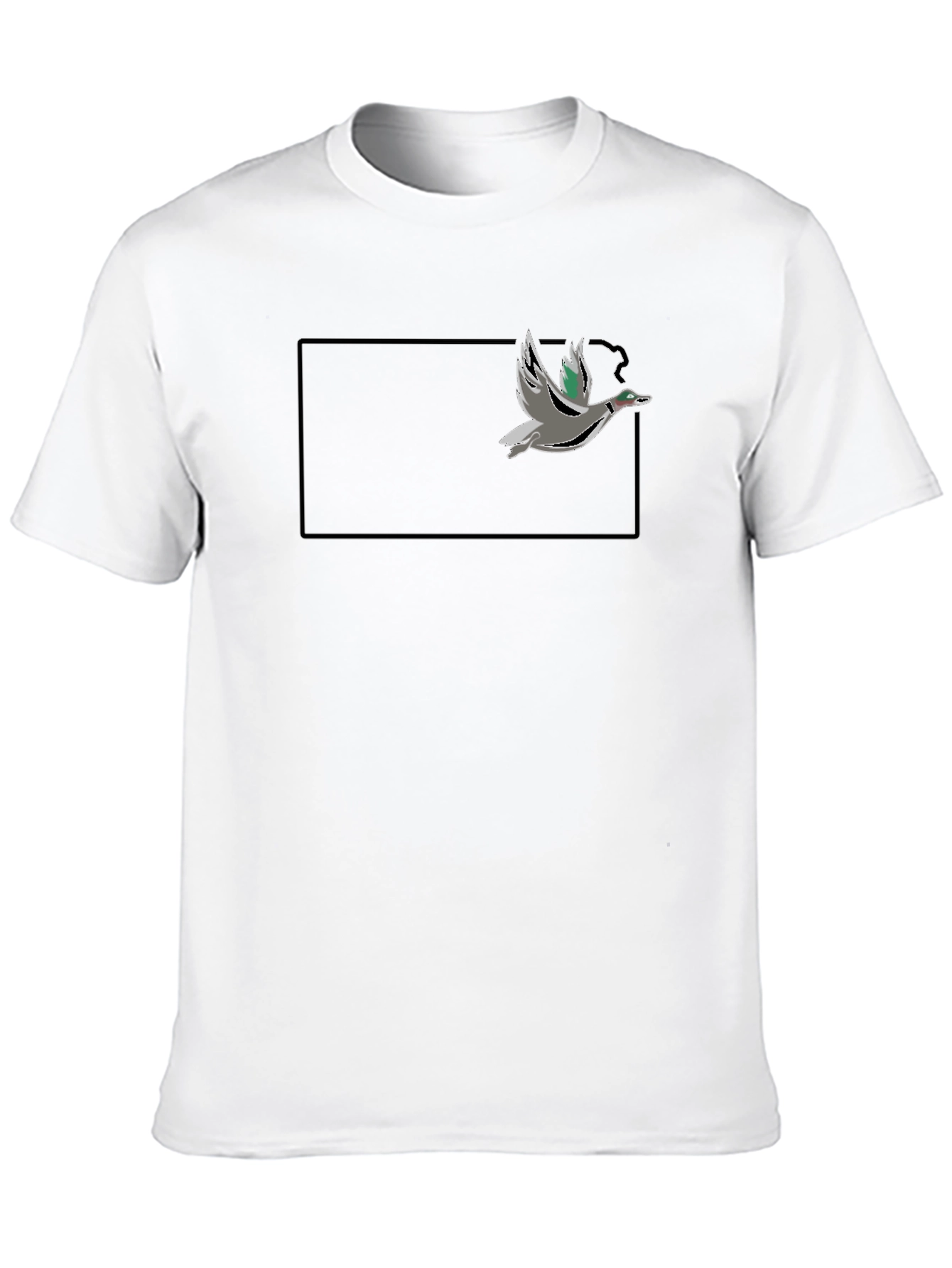 Black Duck Graphic T-Shirt - Casual Black Tee view 10