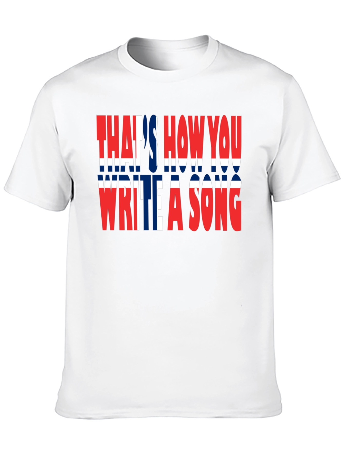 Black That's How You Write A Song T-Shirt view 10
