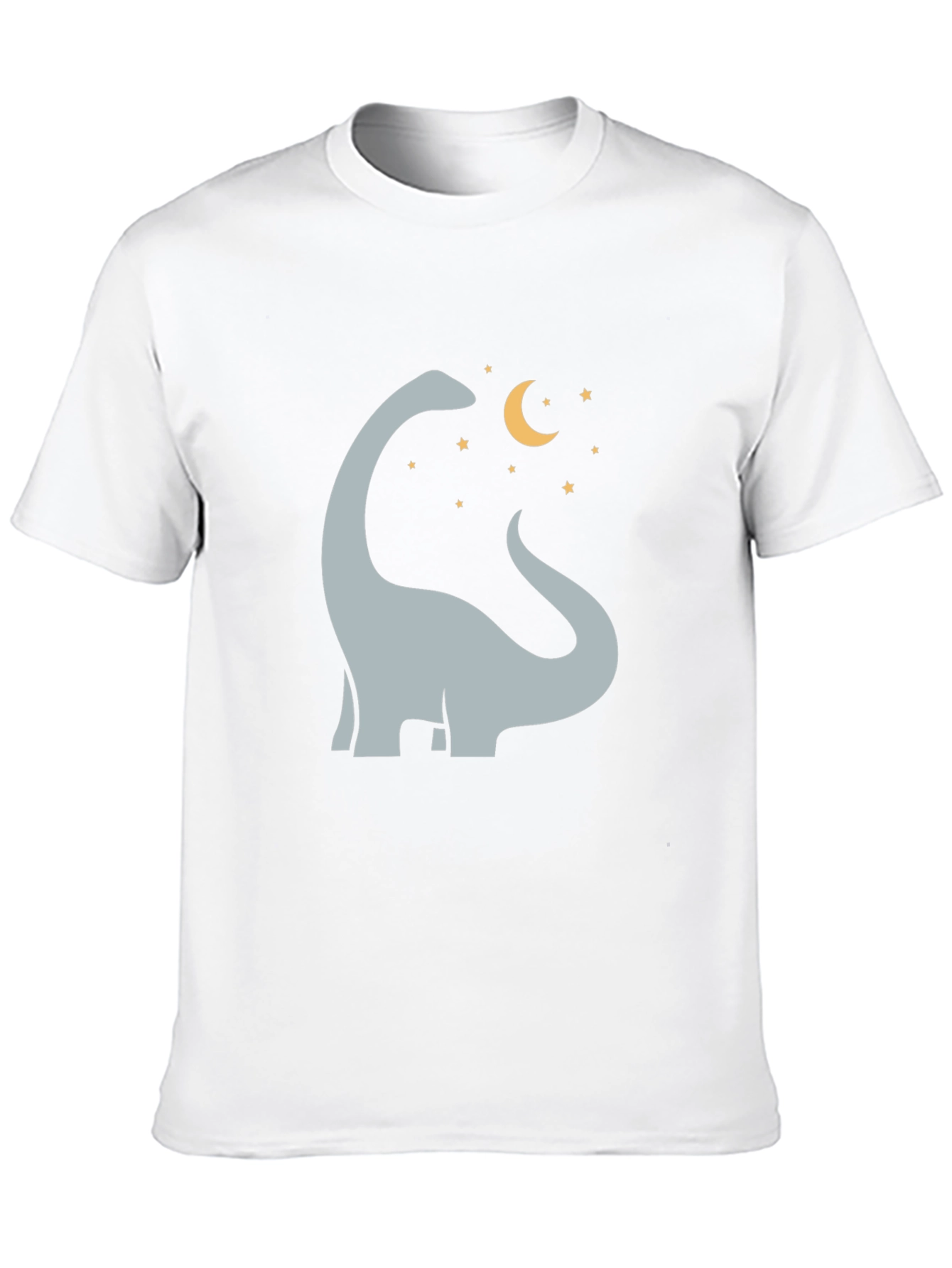 Black Dino Moon Graphic Tee - Stylish Black T-Shirt view 10