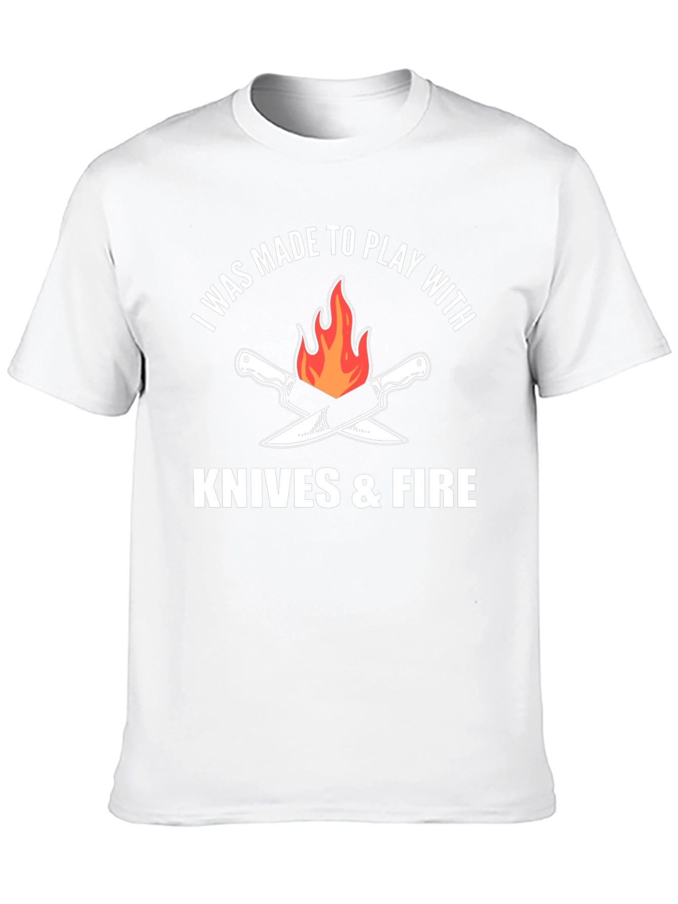 Black Knives & Fire Graphic Tee - Chef, Cooking, Barbecue view 10
