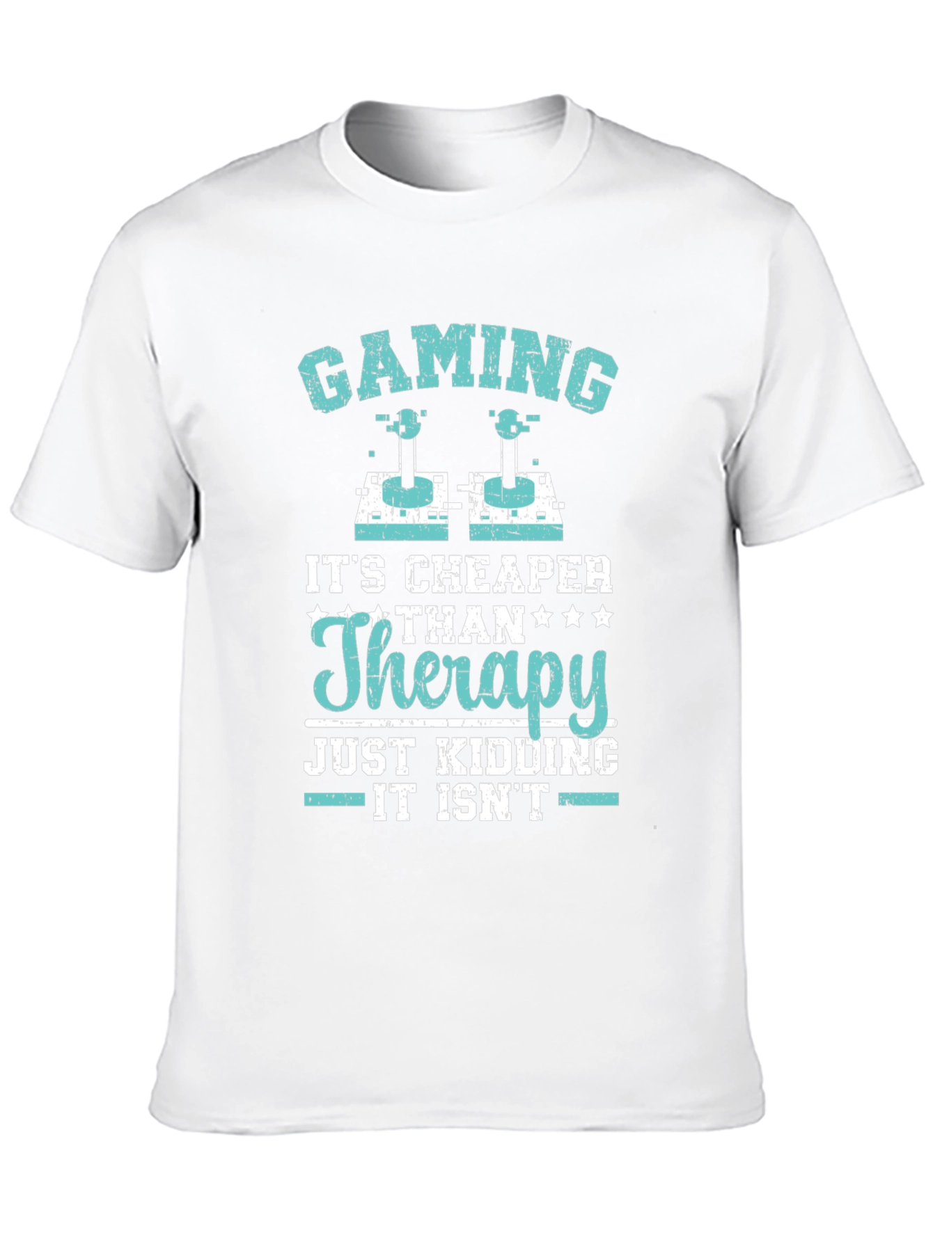 Black Gaming is Cheaper Than Therapy Graphic Tee view 10