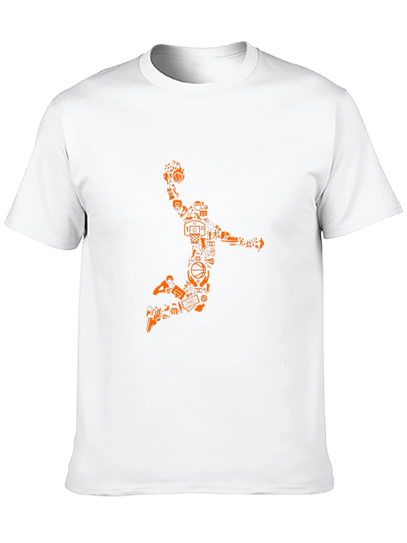 Black Basketball Graphic Black T-Shirt view 10