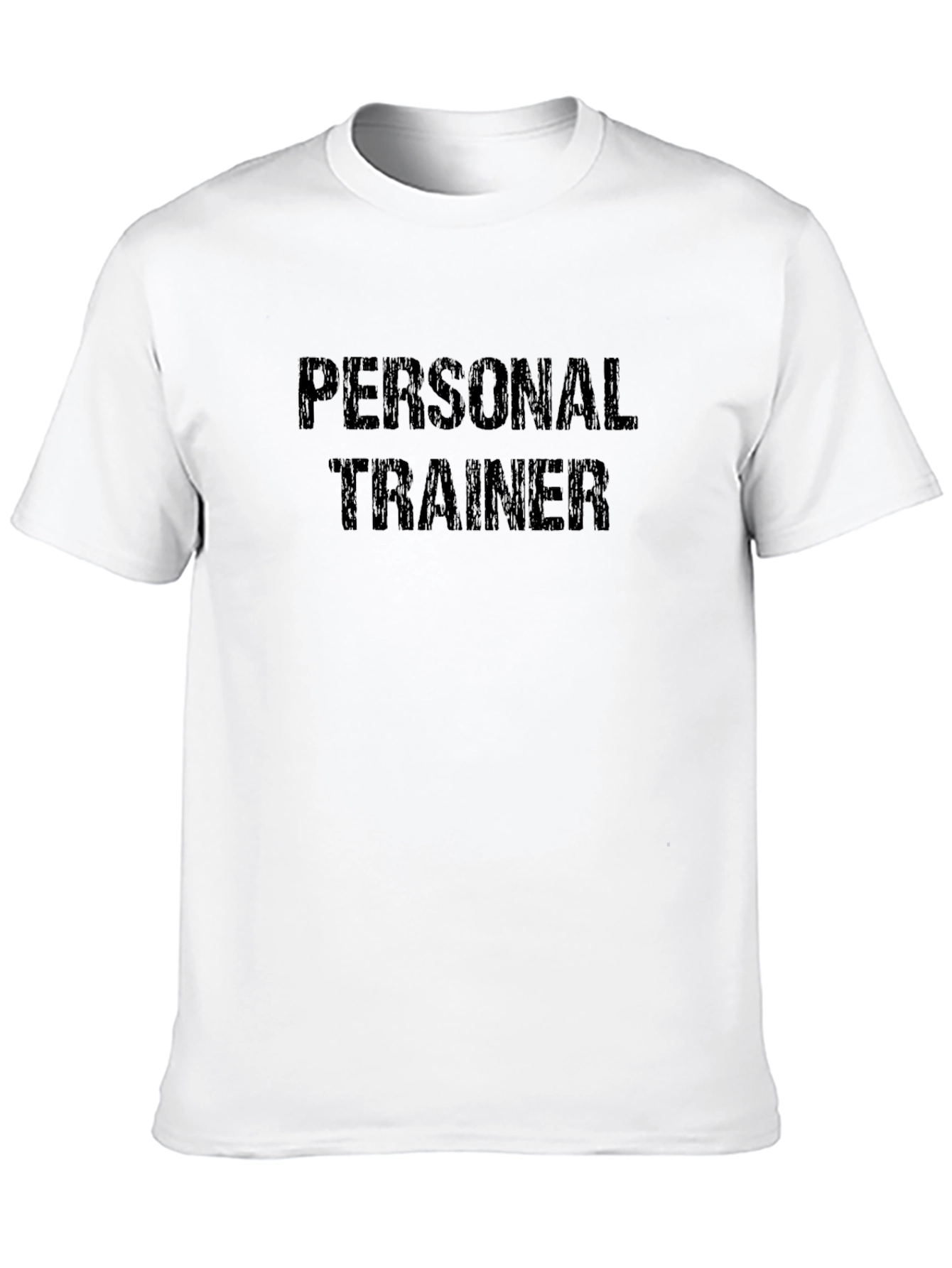 Black Personal Trainer Black T-Shirt Gym Fitness view 10