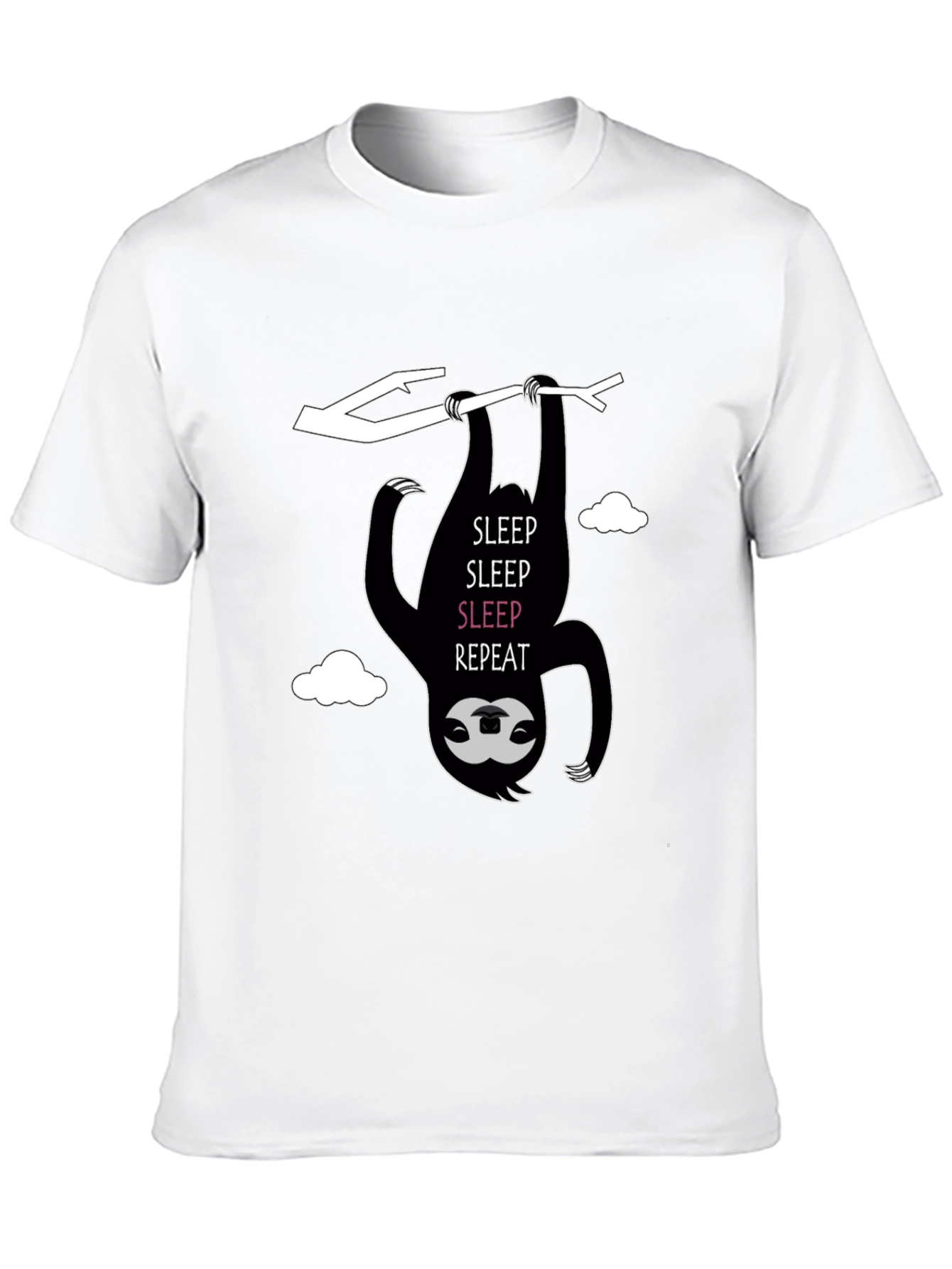 Black Sleepy Sloth T-Shirt - Hang In There! view 10