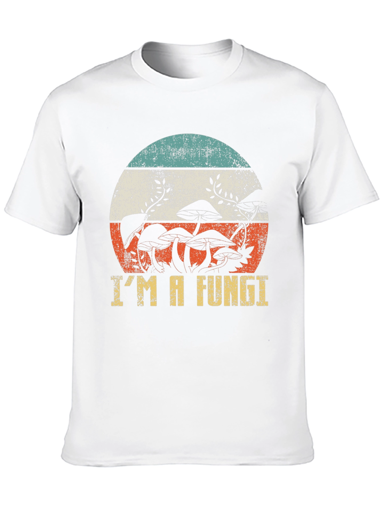 Black I'm a Fungi T-Shirt - Retro Mushroom Graphic Tee view 10