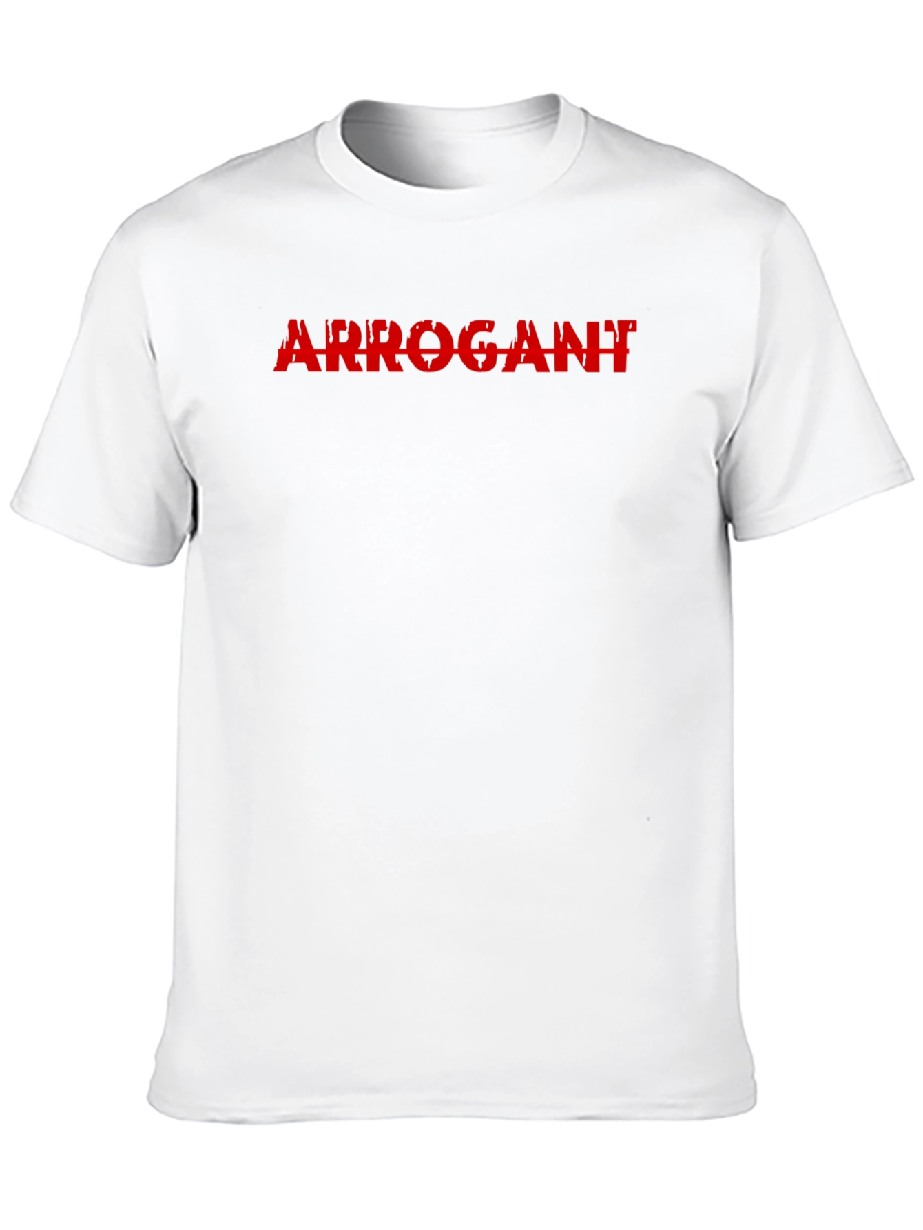 Black Arrogant Graphic T-Shirt - Bold Statement Tee view 10