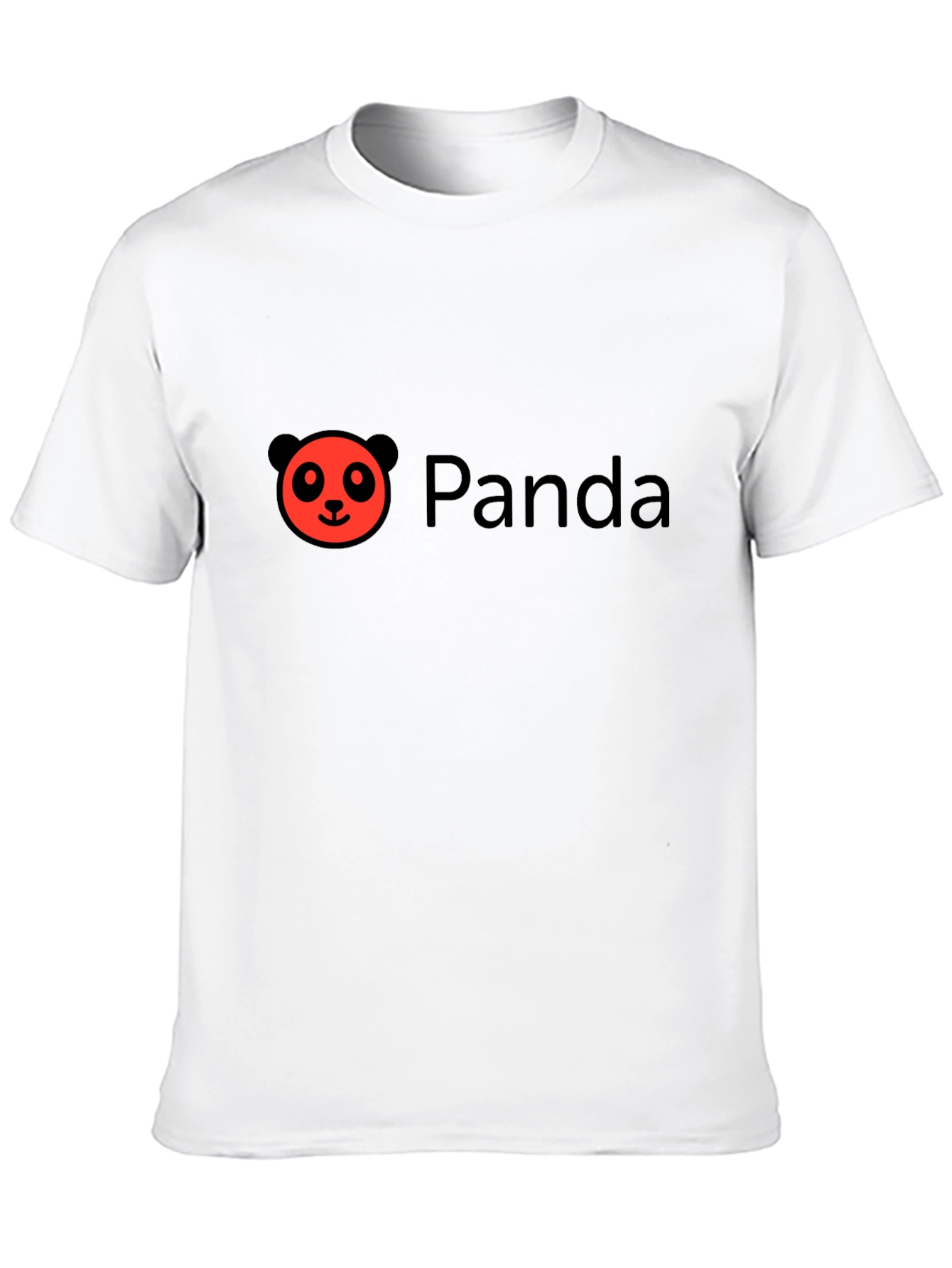 Black Panda Logo Graphic T-Shirt - Casual Black Tee view 10