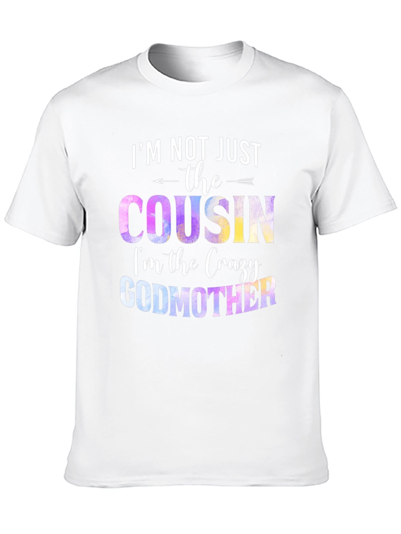 Black Crazy Godmother T-Shirt - Fun Novelty Tee view 10