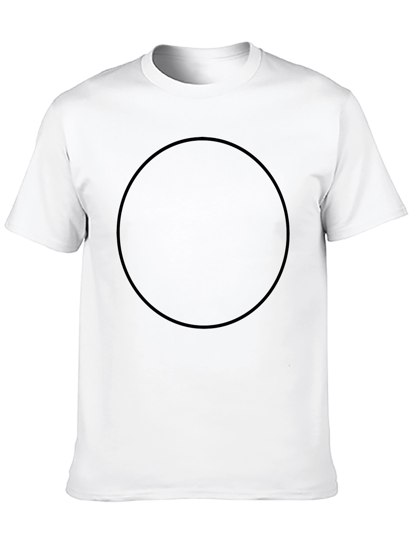 Black Plain Black Crew Neck T-Shirt - Essential Casual Wear view 10