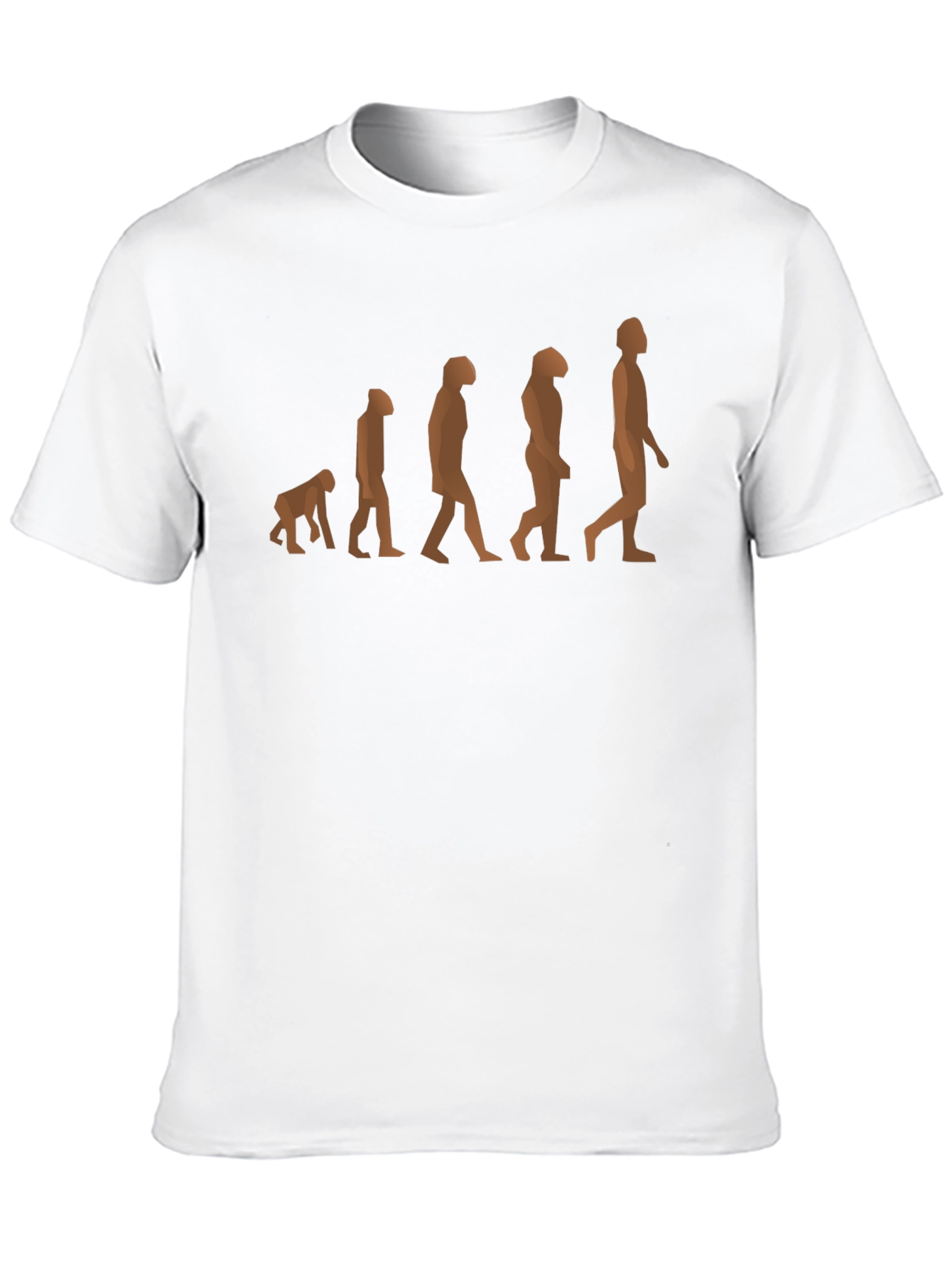 Black Evolution Graphic Tee - Black Cotton Casual T-Shirt view 10