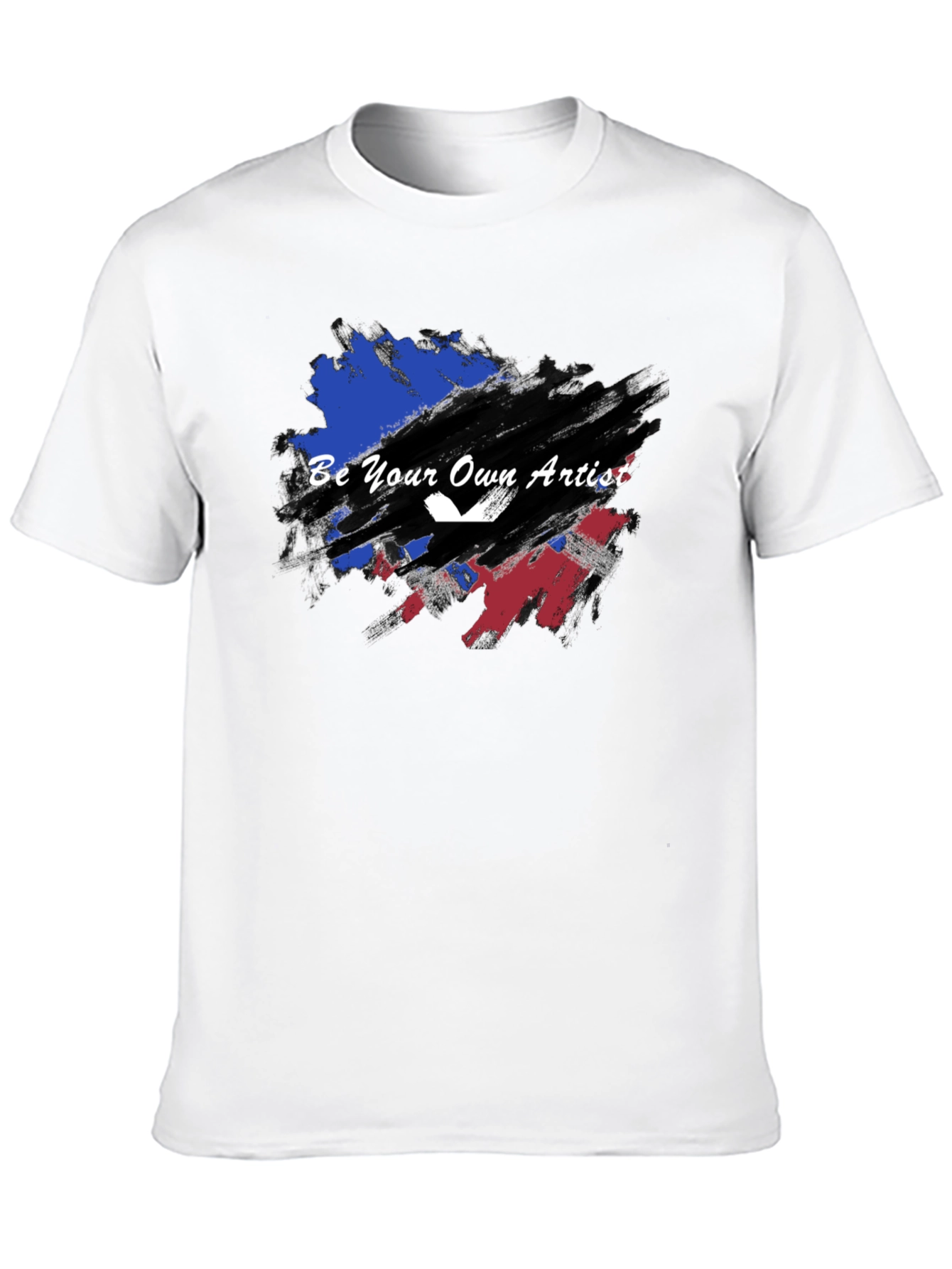 Black Be Your Own Artist Graphic T-Shirt view 10