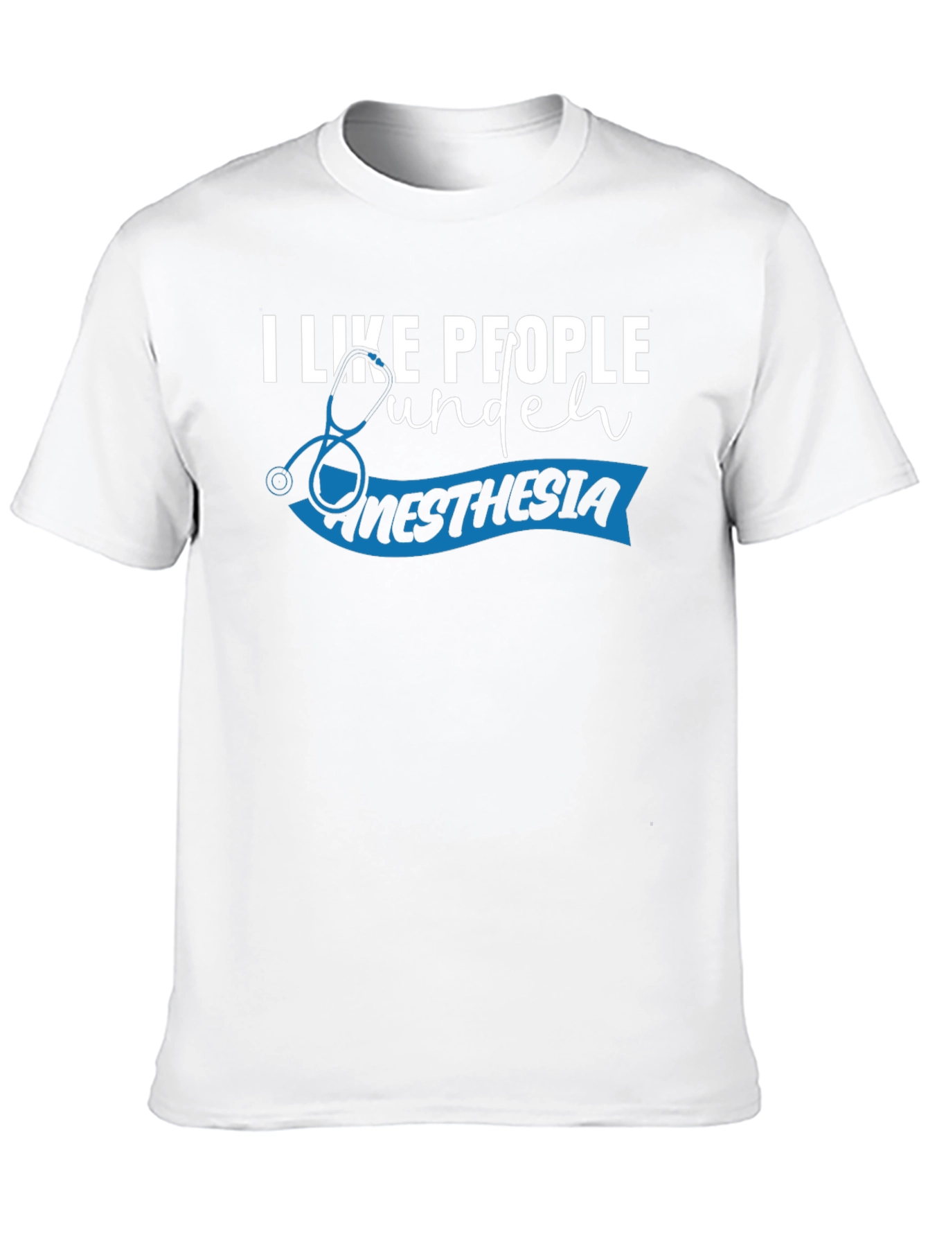 Black Anesthesia Humor T-Shirt for Medical Professionals view 10
