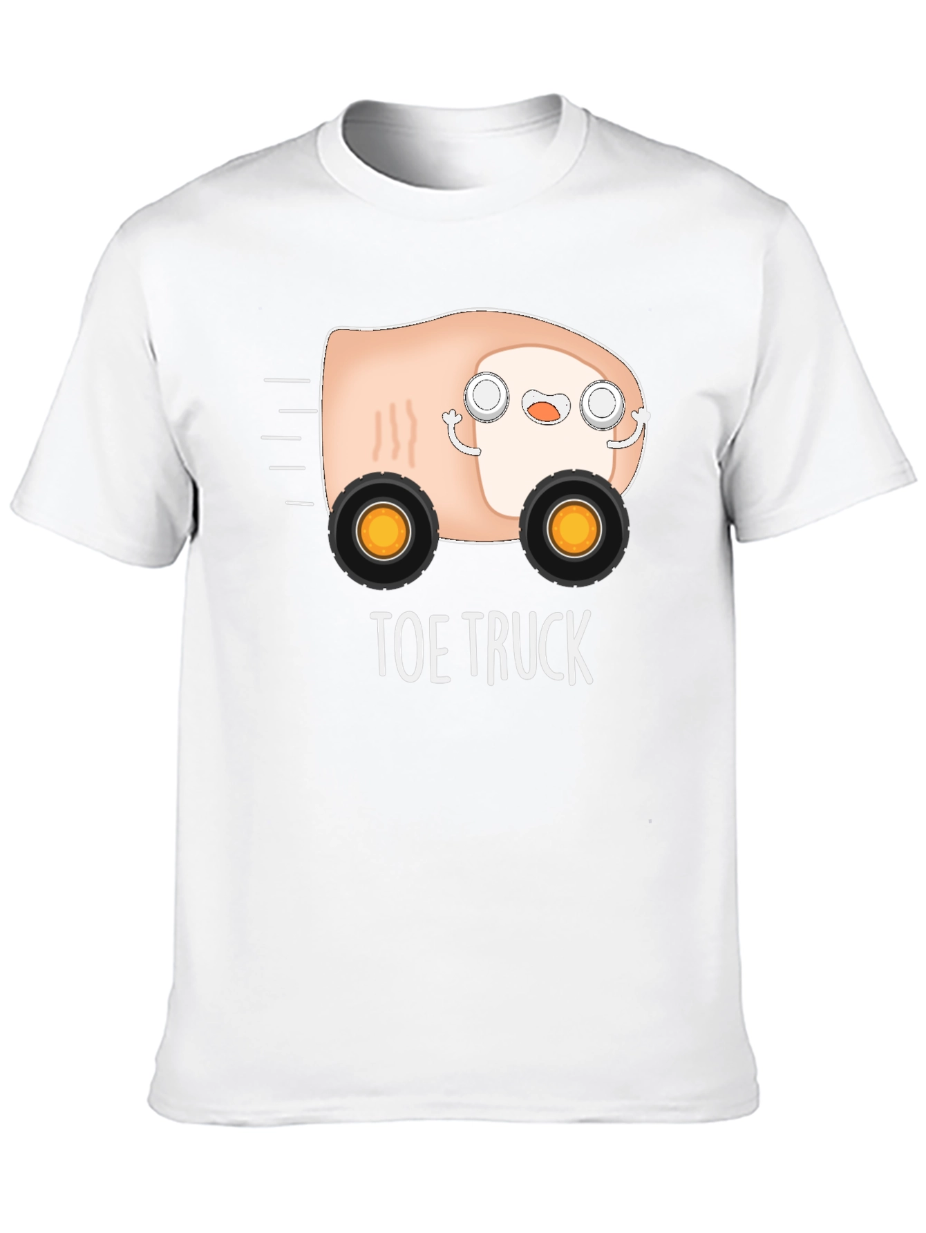 Black Toe Truck Graphic Tee - Funny Pun T-Shirt view 10