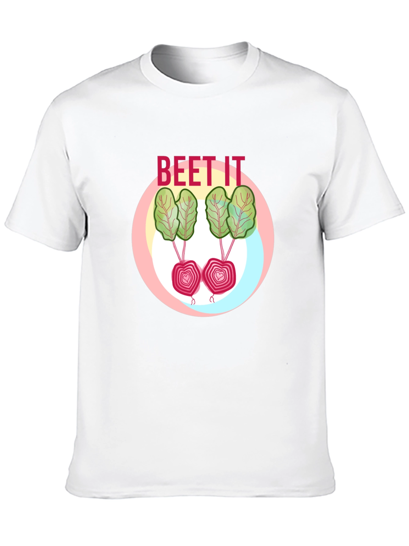 Black Beet It Graphic T-Shirt - Funny Vegetable Pun Tee view 10