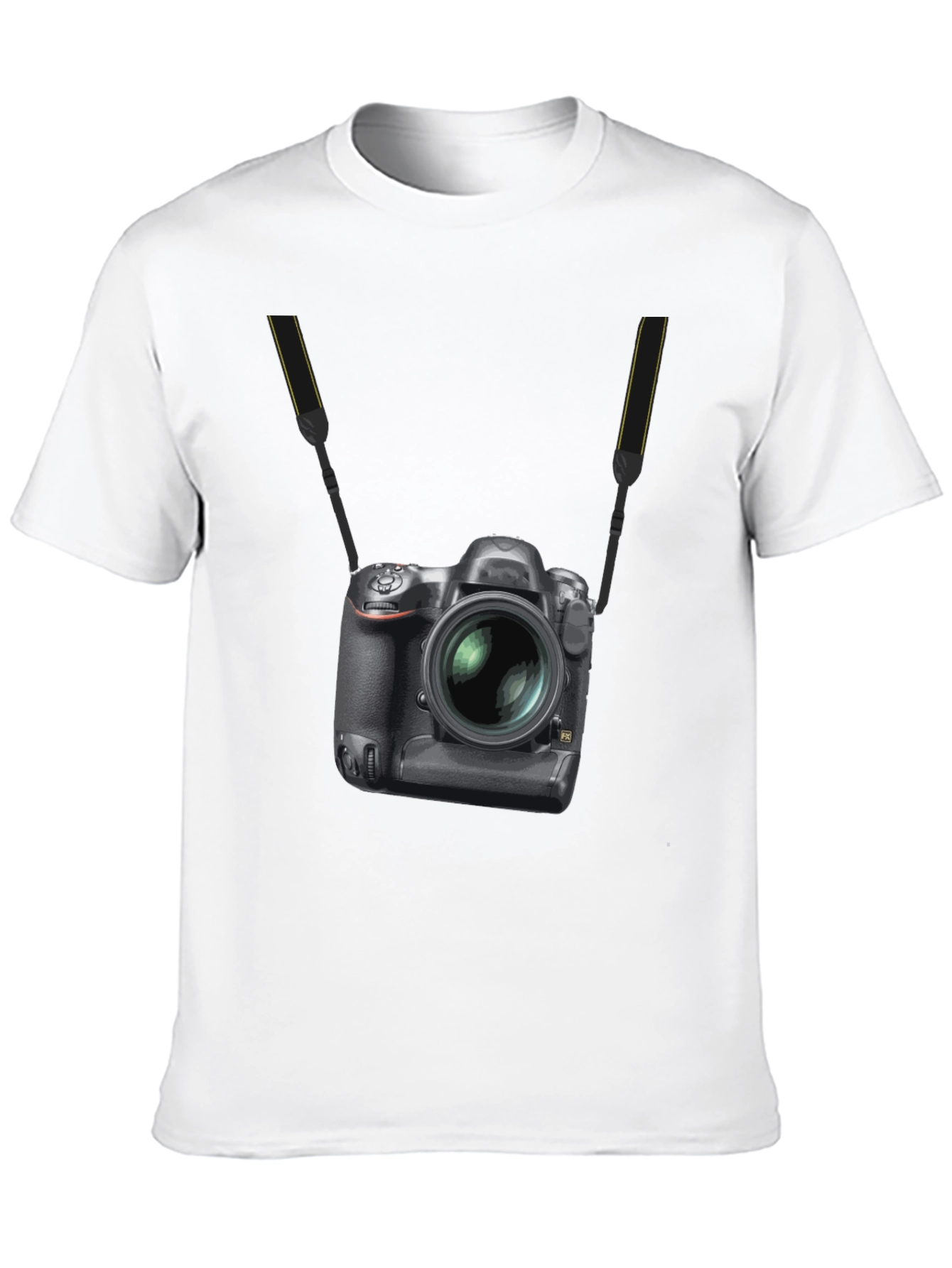 Black Camera Graphic Black T-Shirt view 10