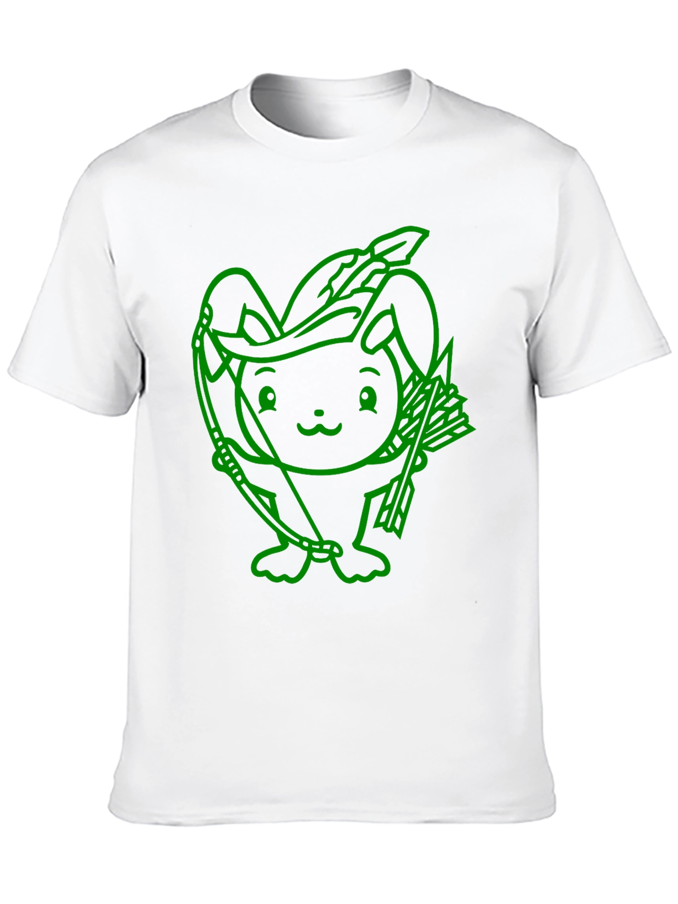 Black Robin Hood Bunny Graphic Tee view 10