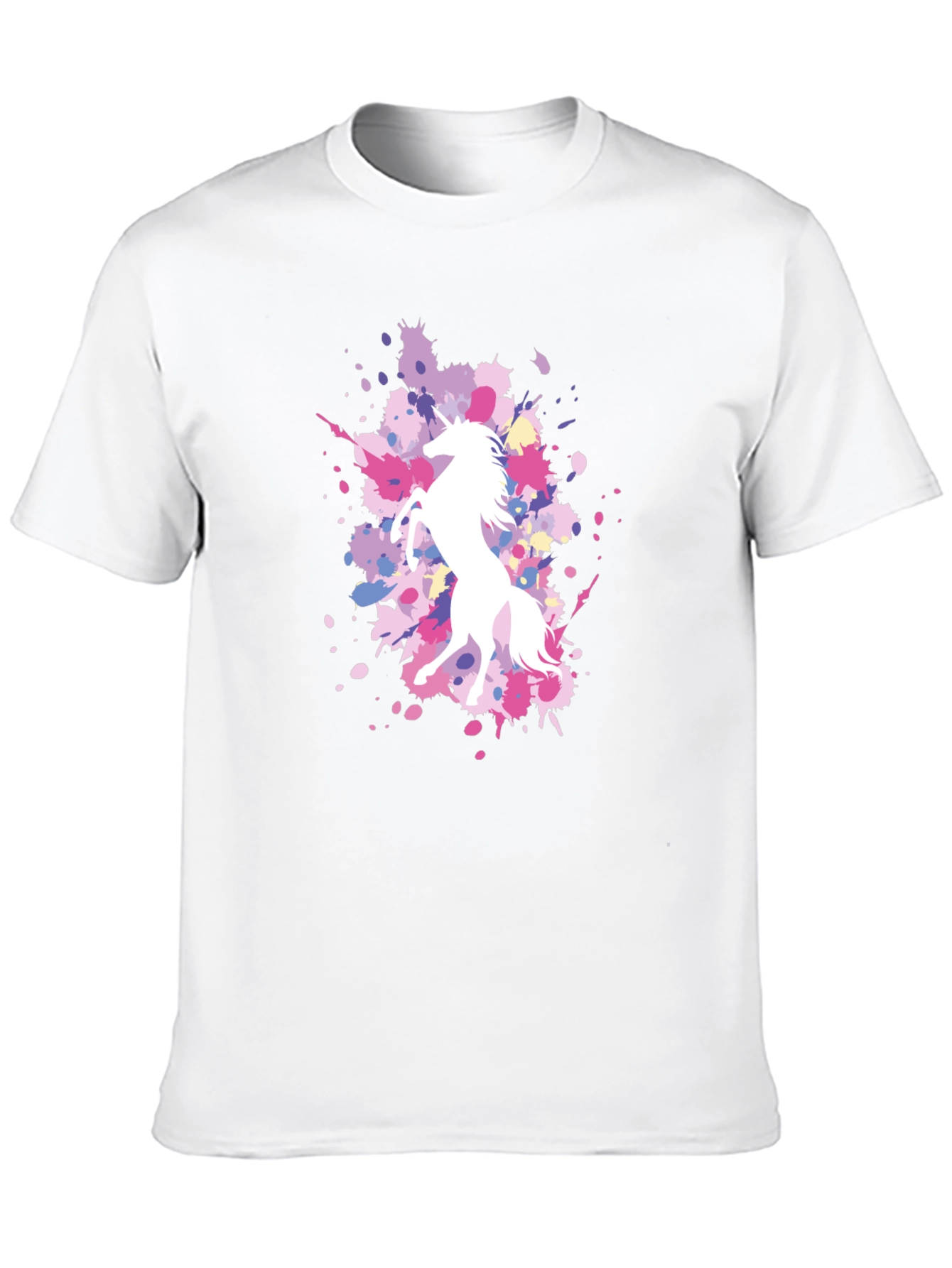 Black Unicorn Splatter T-Shirt view 10