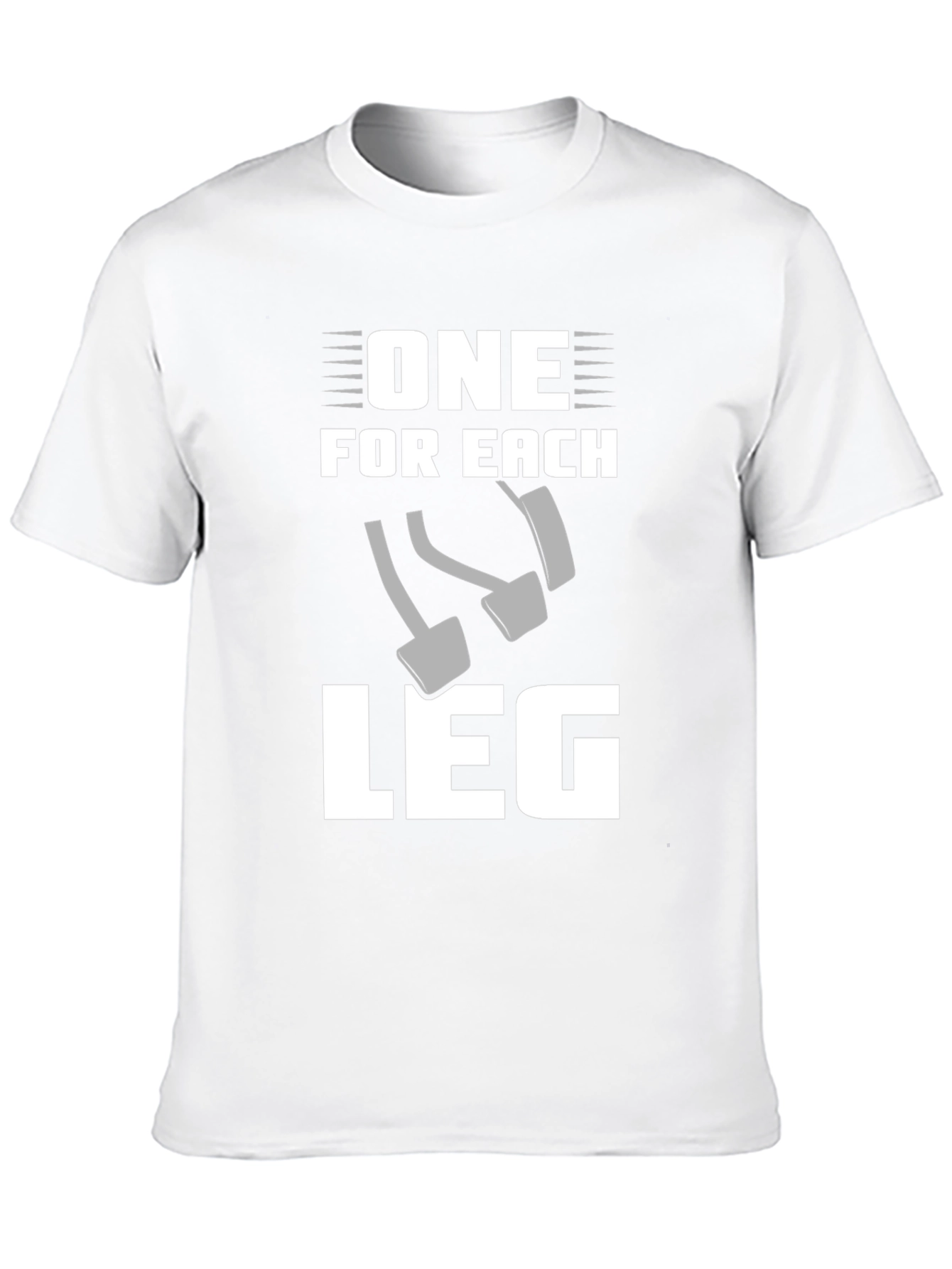Black One For Each Leg Car Enthusiast T-Shirt view 10