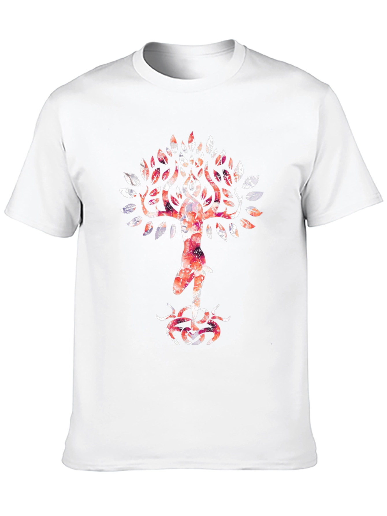 Black Tree Pose Graphic Tee - Yoga Inspired T-Shirt view 10
