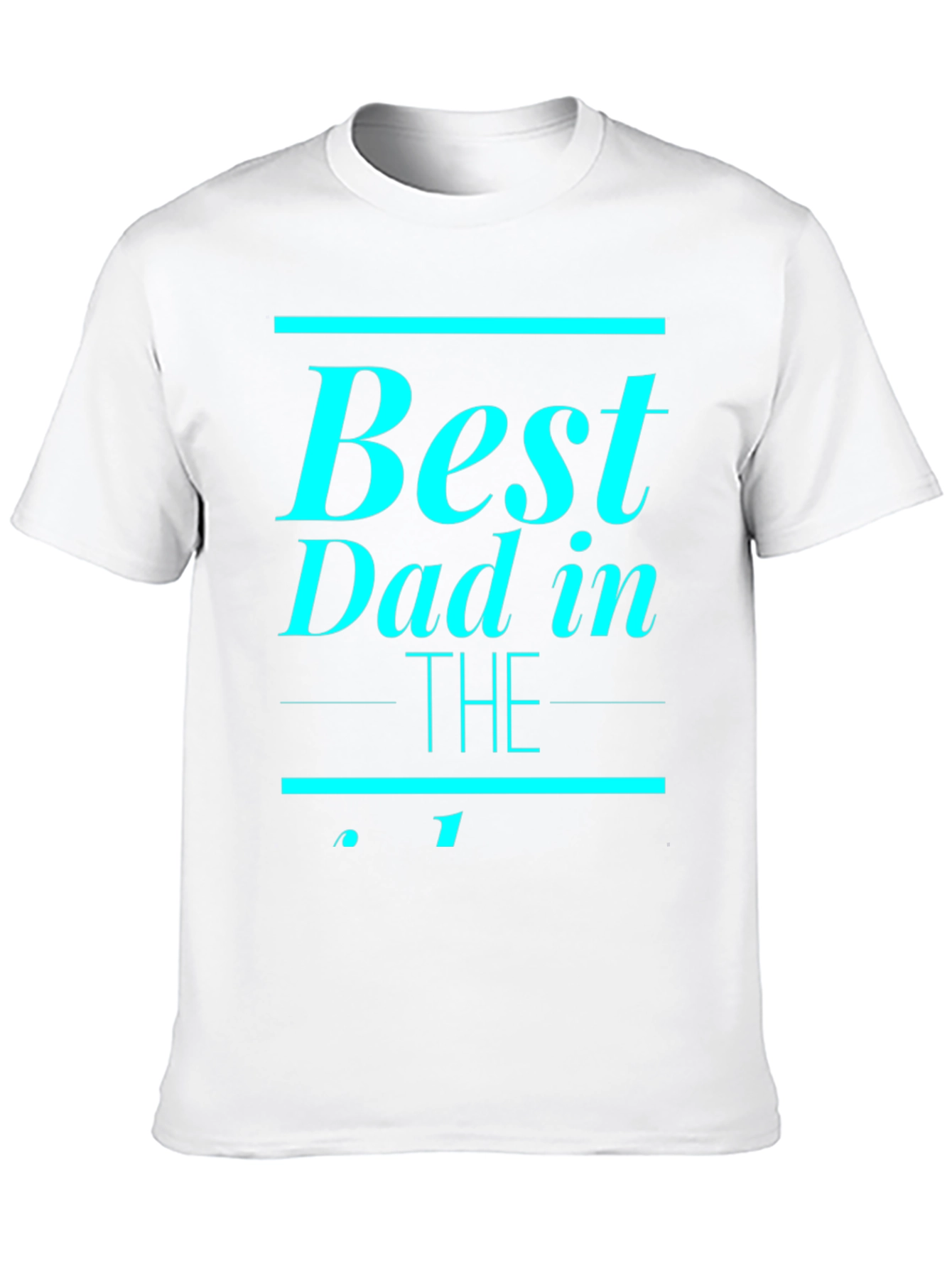 Black Best Dad in the Galaxy T-Shirt - Father's Day Gift view 10