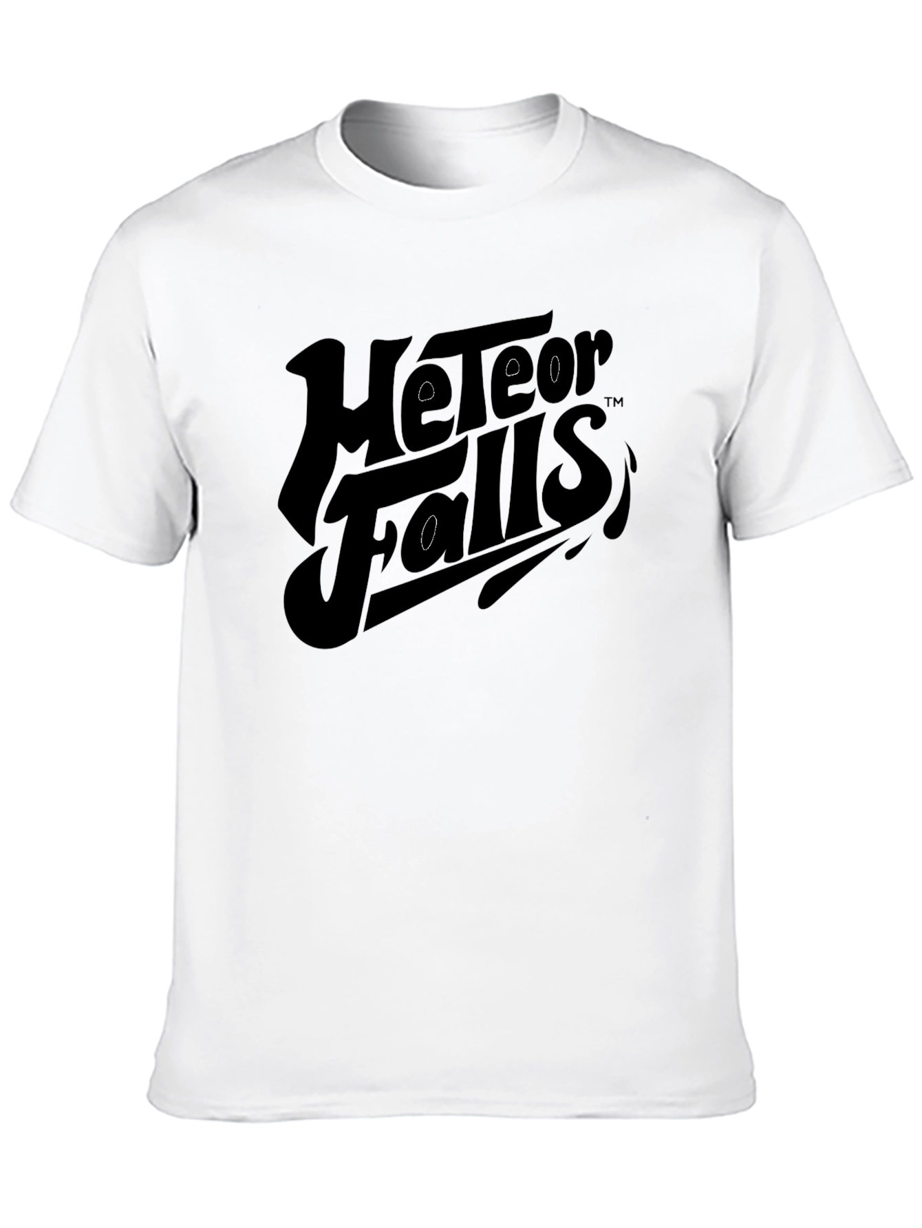 Black Meteor Falls Black Graphic Tee view 10
