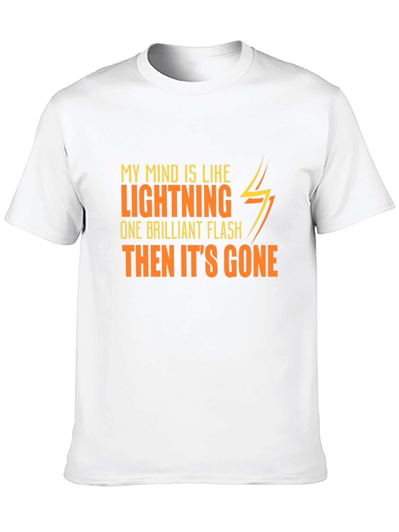 Black Lightning Mind Graphic Tee - Mens Black T-Shirt view 10