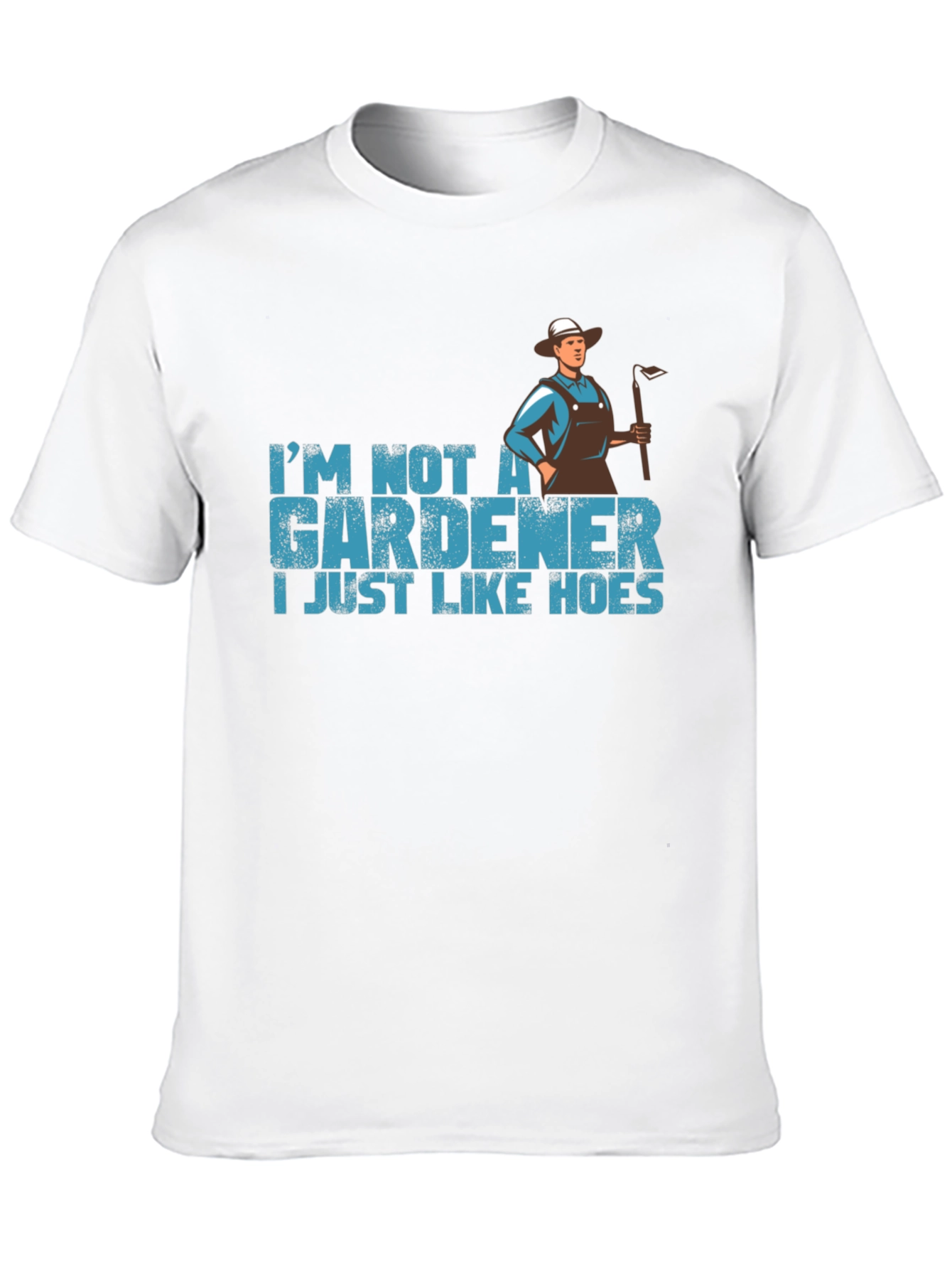 Black Funny Gardener T-Shirt - I Just Like Hoes view 10